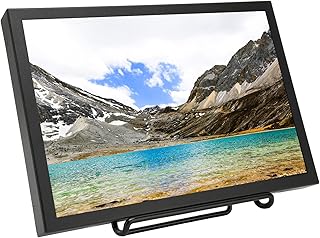 Monitor Pequeno 10,5 Polegadas, Mini Monitor Portátil Tela IPS FHD 1920X1280 com Suporte Dobrável para Computador Portátil, para Jogos Entretenimento Viagens Negócios Viagem para(Plugue dos EUA)