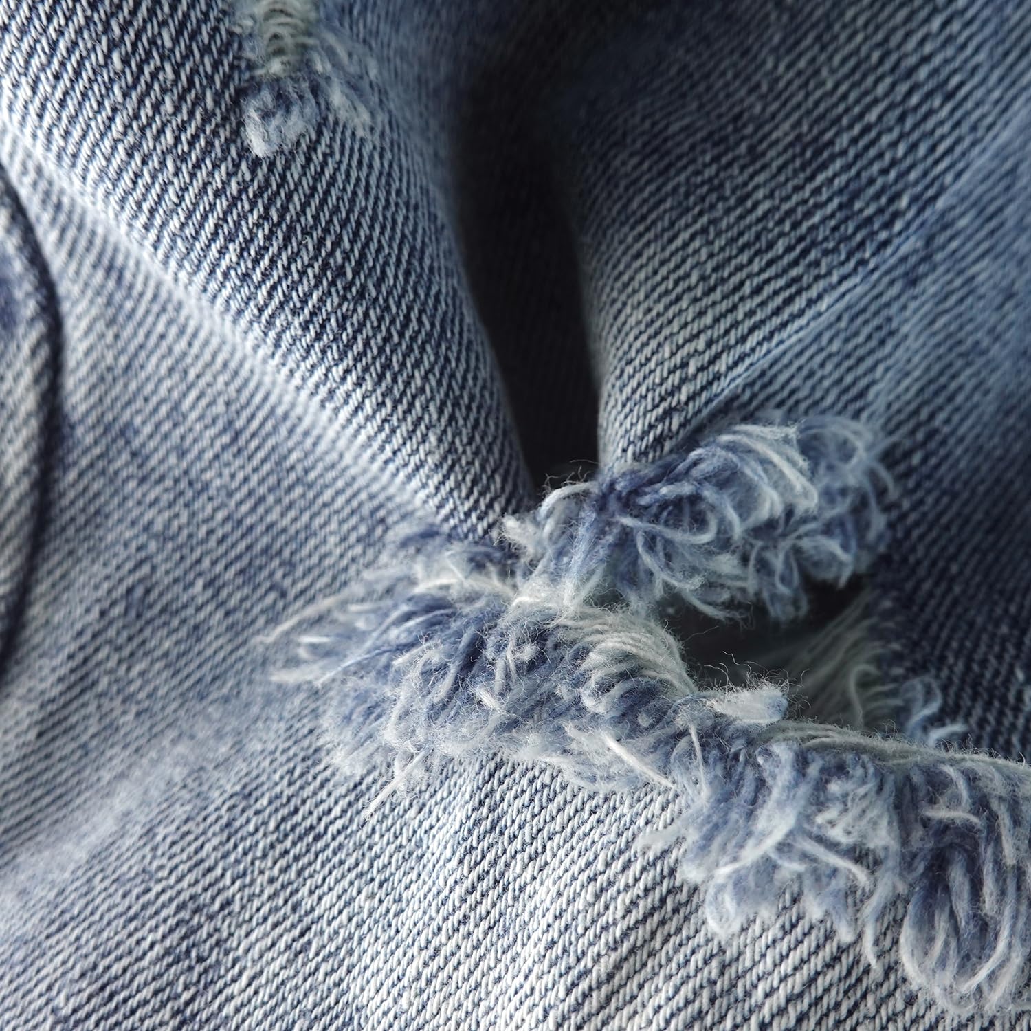 KIDSCOOL SPACE Bébé Petits Grands Garçons Short en Jean, Ceinture Élastique À L'intérieur des Trous Déchirés Jeans Vêtements D'été