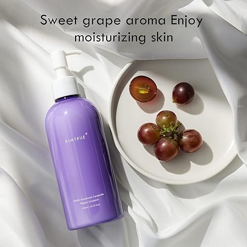 Miniatura 6 de Kimtrue Loción Corporal Emulsión de Ceramida Multifuncional con Ácido Hialurónico, Cremas corporales no Grasosas para Piel Seca Reparación de la