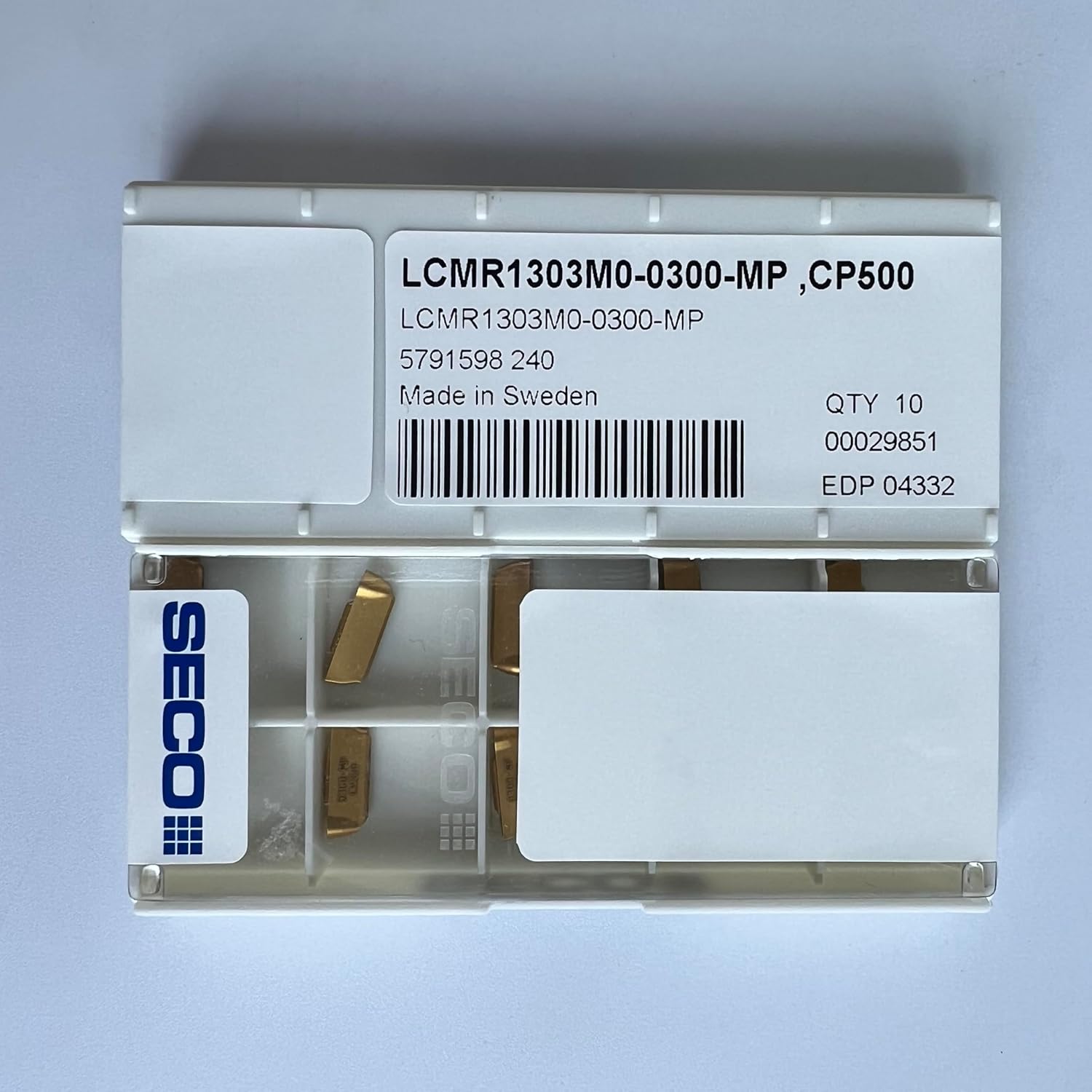 LCMR1303M0-0300-MP, CP500/Carbide Blades Pack of 10