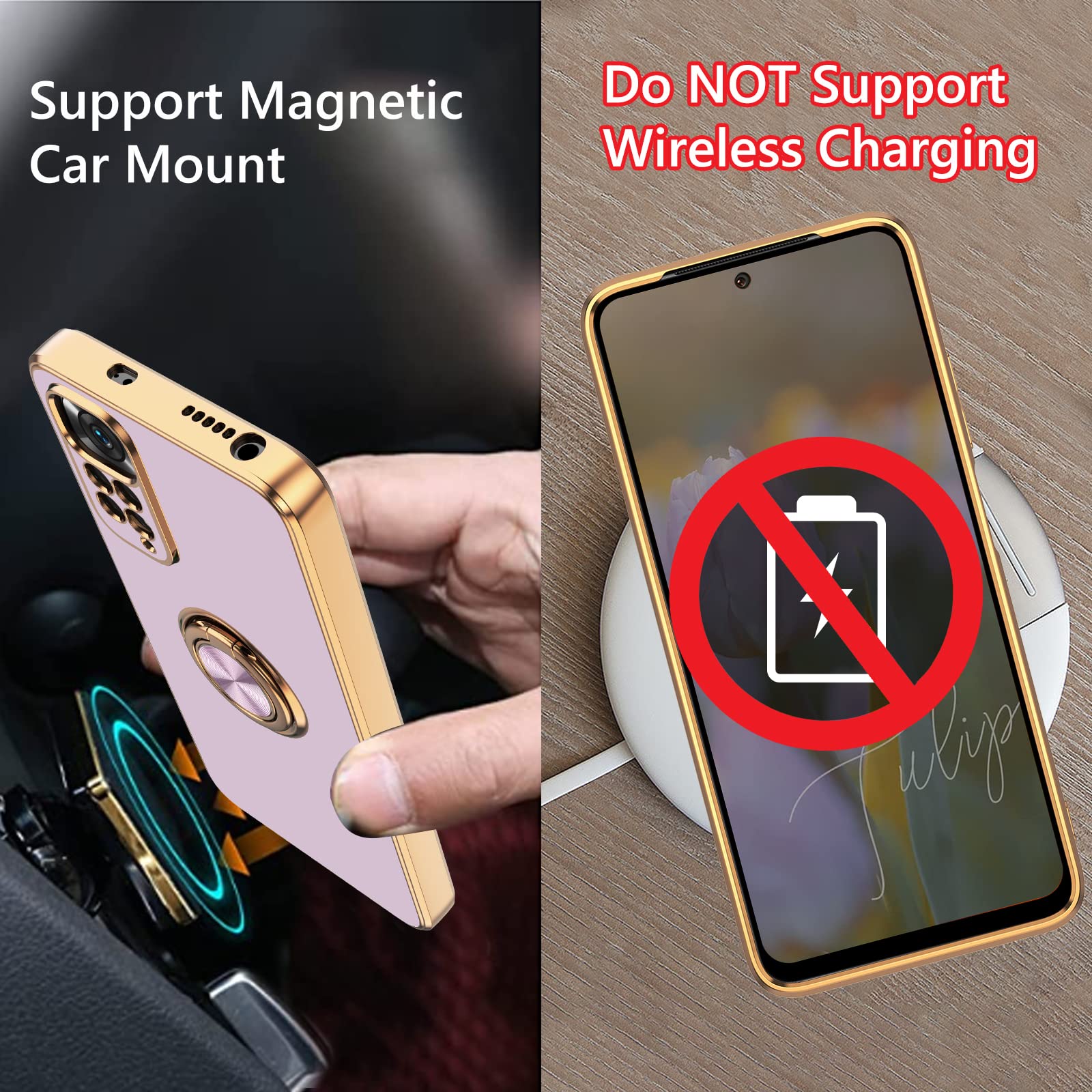 Coque Motorola Moto G22 Avec Protecteur D'écran HD Et Support, Double