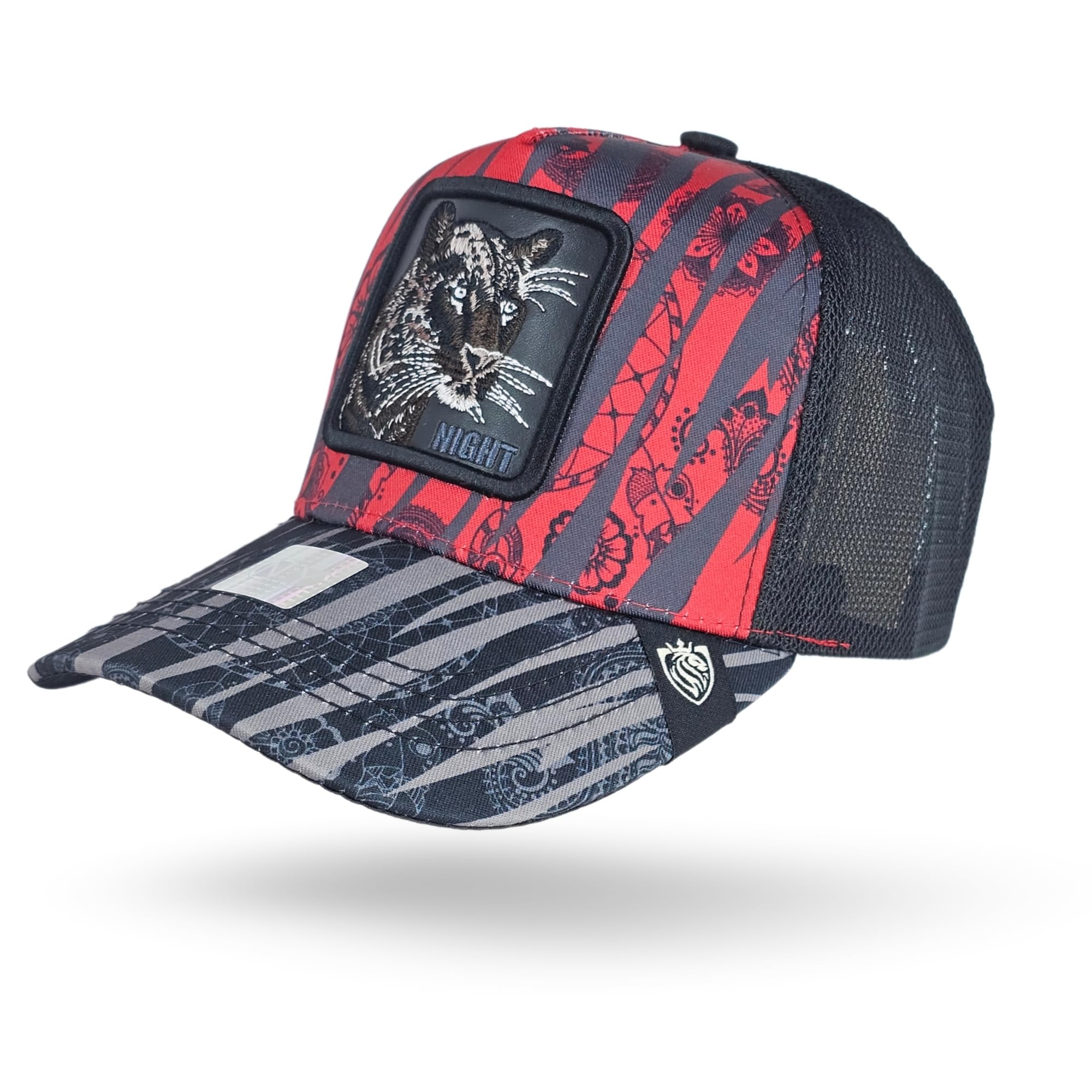 tomorrow fashion Tomorrow Wolf Pack Trucker Cap for Men – Unique Animal-Themed Snapback Hat with Wolf Print Patch | Adjustable Snapback Hat | Printed Baseball Hat-picture-19