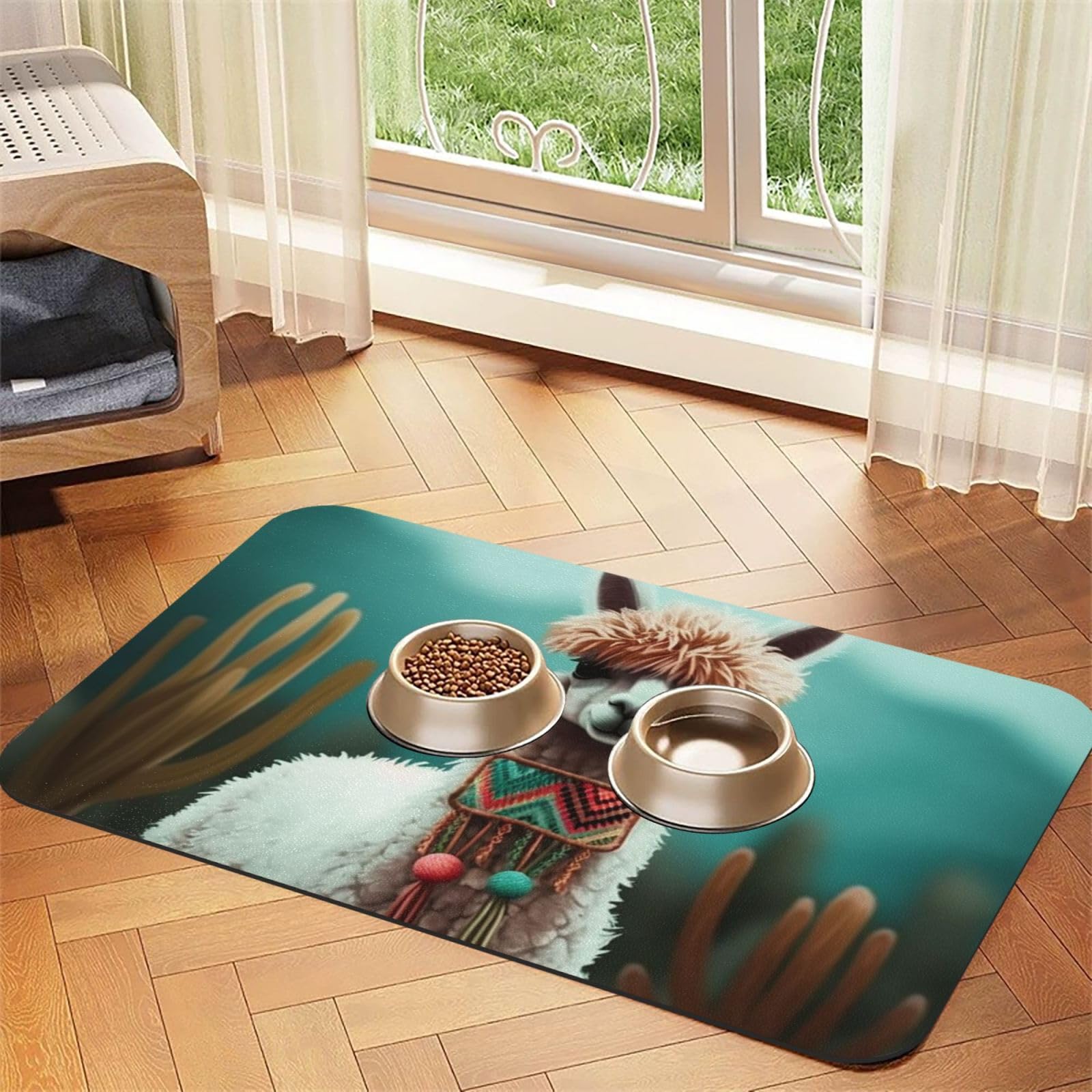 Tapis de nourriture pour chien absorbant pour garder votre cuisine propre