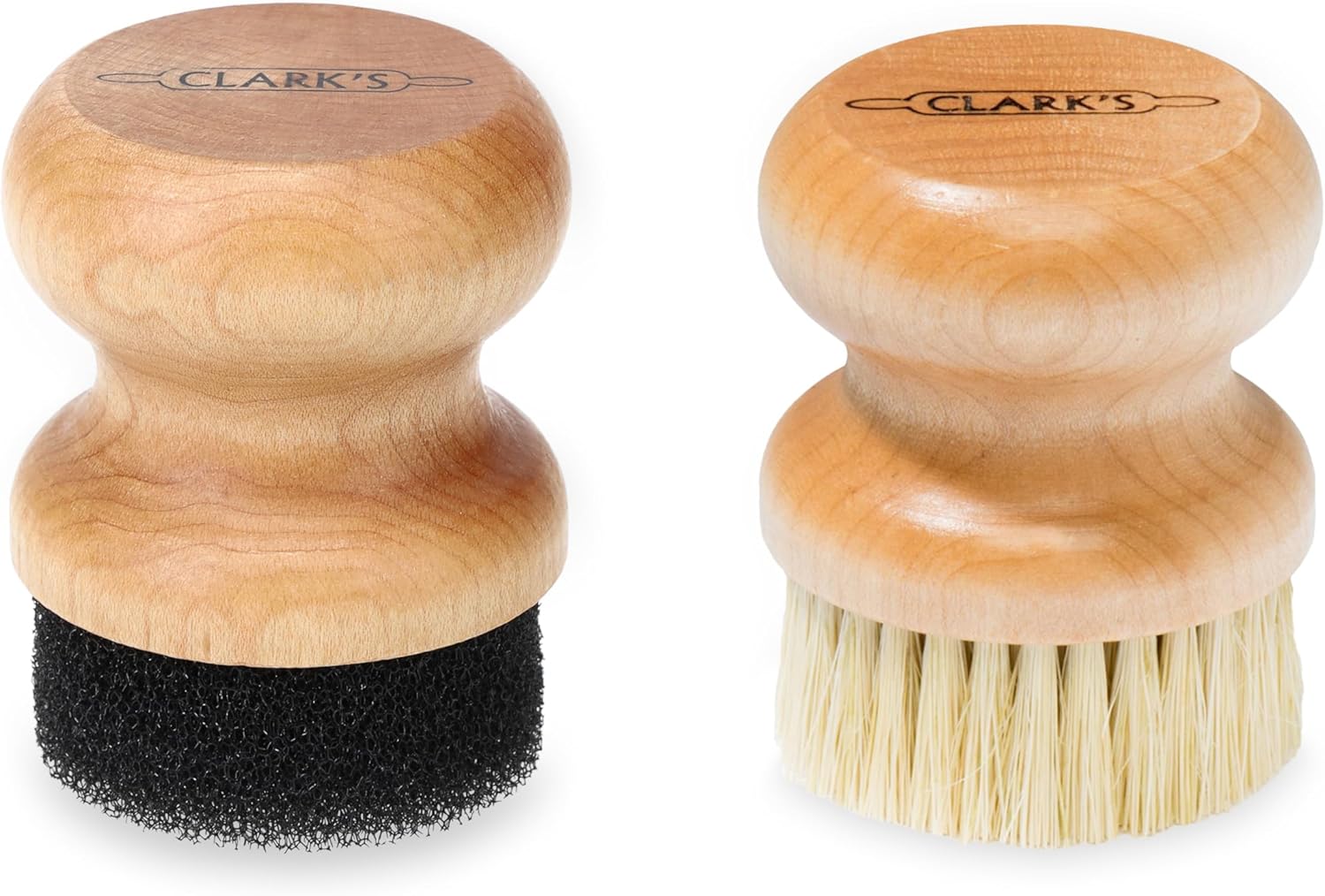 CLARK'S Food Grade Mineral Oil, Wax Applicator & Cutting Board Oil Scrub Brush