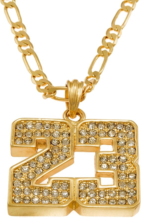 Hot New Gold Tone 23 basketball Men's 
