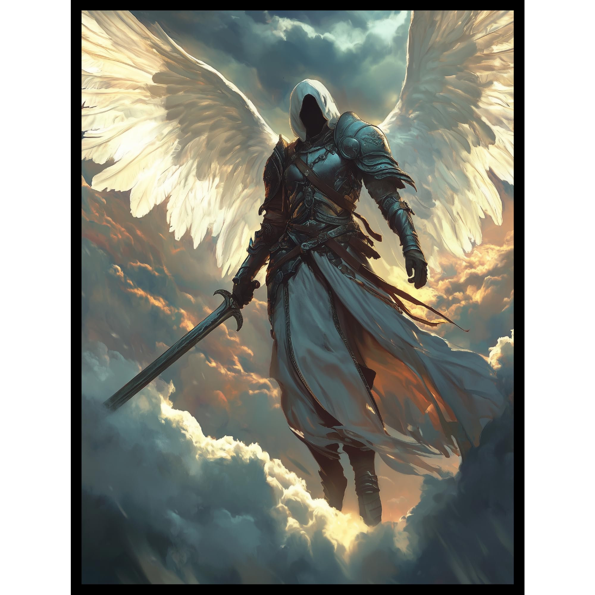 100ct Matte TCG/MTG Card Art Sleeves (Archangel)