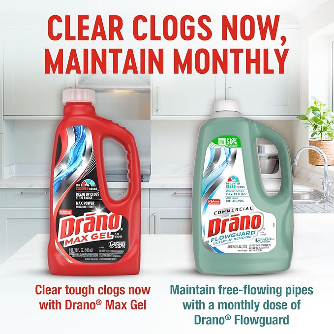 Drano Max Gel limpiador para destapar caños 32 oz miniatura 11