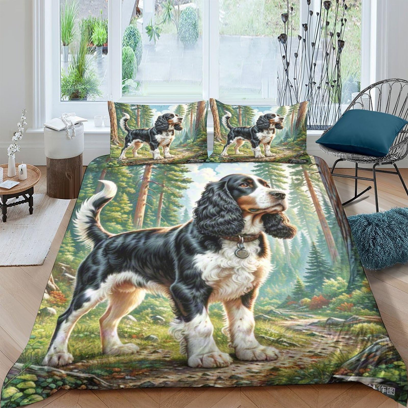 Linge de lit chien Cocker 3D pour transformer la chambre des enfants et des adolescents