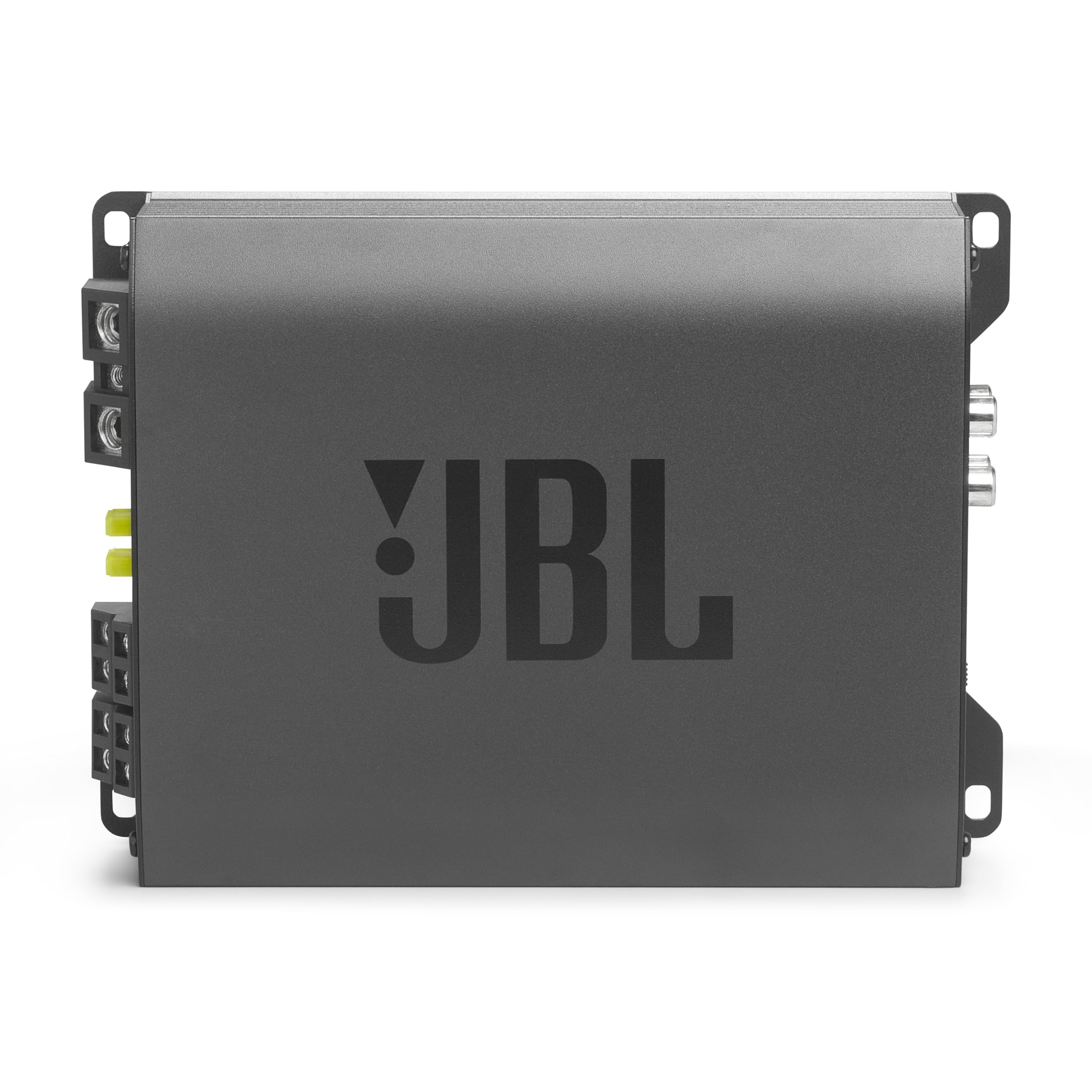 JBL Stage GT 60041 amplificador 4 canales Class-AB, 4x60 W RMS a 4 ohm, 4x80 W a 2 ohm, 2x160 W puenteado, full-range coche, filtros paso alto/bajo, rango 20 Hz–20 kHz