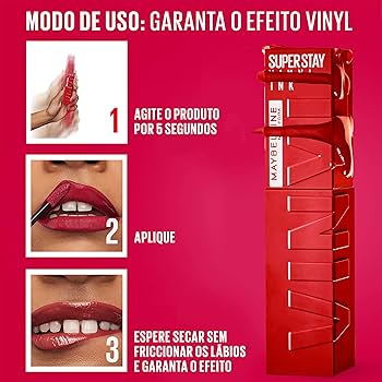 superSTAY⭐️ 4 pack) Maybelline SuperStay Vinyl Ink Liquid Lipstick