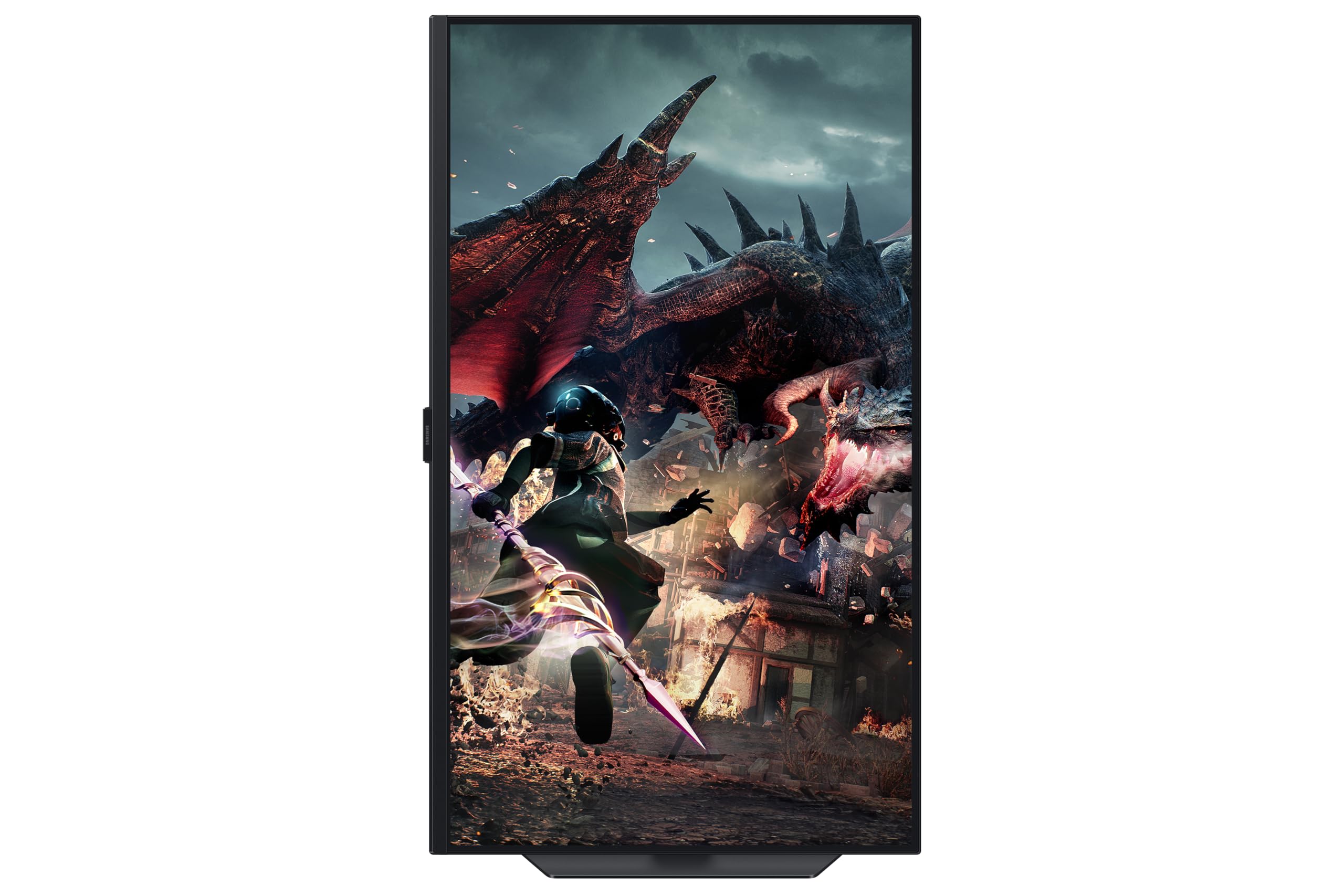 Samsung Ecran PC Odyssey G50D 32’’ 180Hz, 1ms, Dalle Fast IPS, Résolution QHD:2560x1440, Contraste 1000:1, AMD FreeSync, Auto Source Switch +, HDR400, Pied ajustable, DisplayPort, HDMI, LS32DG502EUXEN