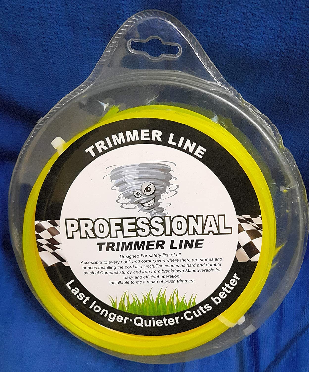 EVERSTRONG Ever Strong Finest Trimmer Line 3Mm 50Mtr Square For Brush Cutter Virgin Nylon-image-5