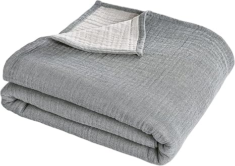 100% Cotton Muslin Blanket King Size  cotton muslin blanket