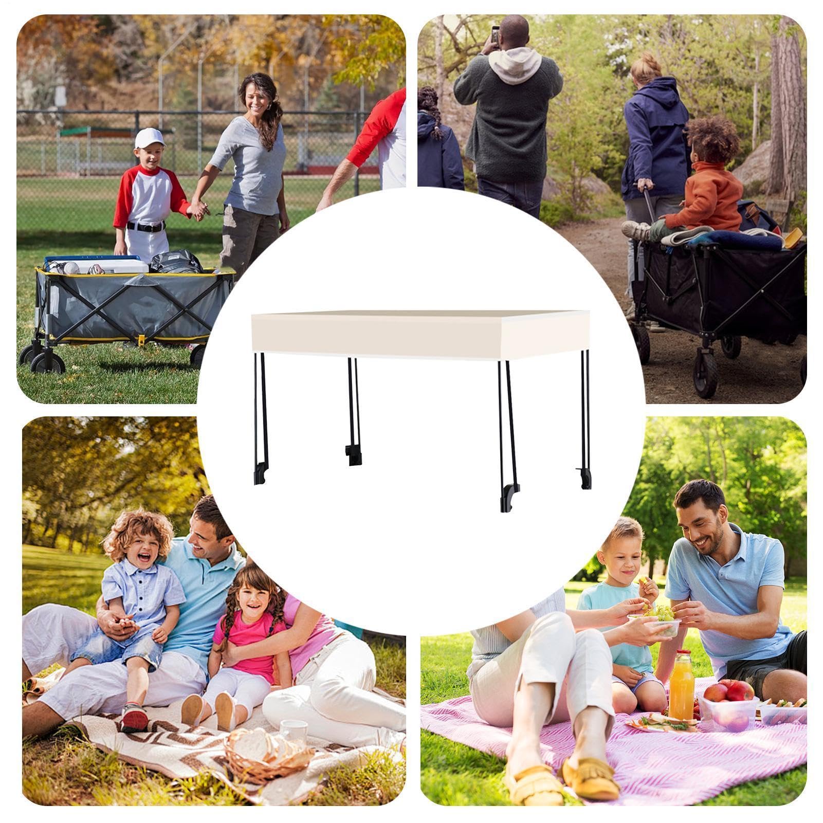 Baldacchino pieghevole – Tenda parasole per golf cart parapioggia