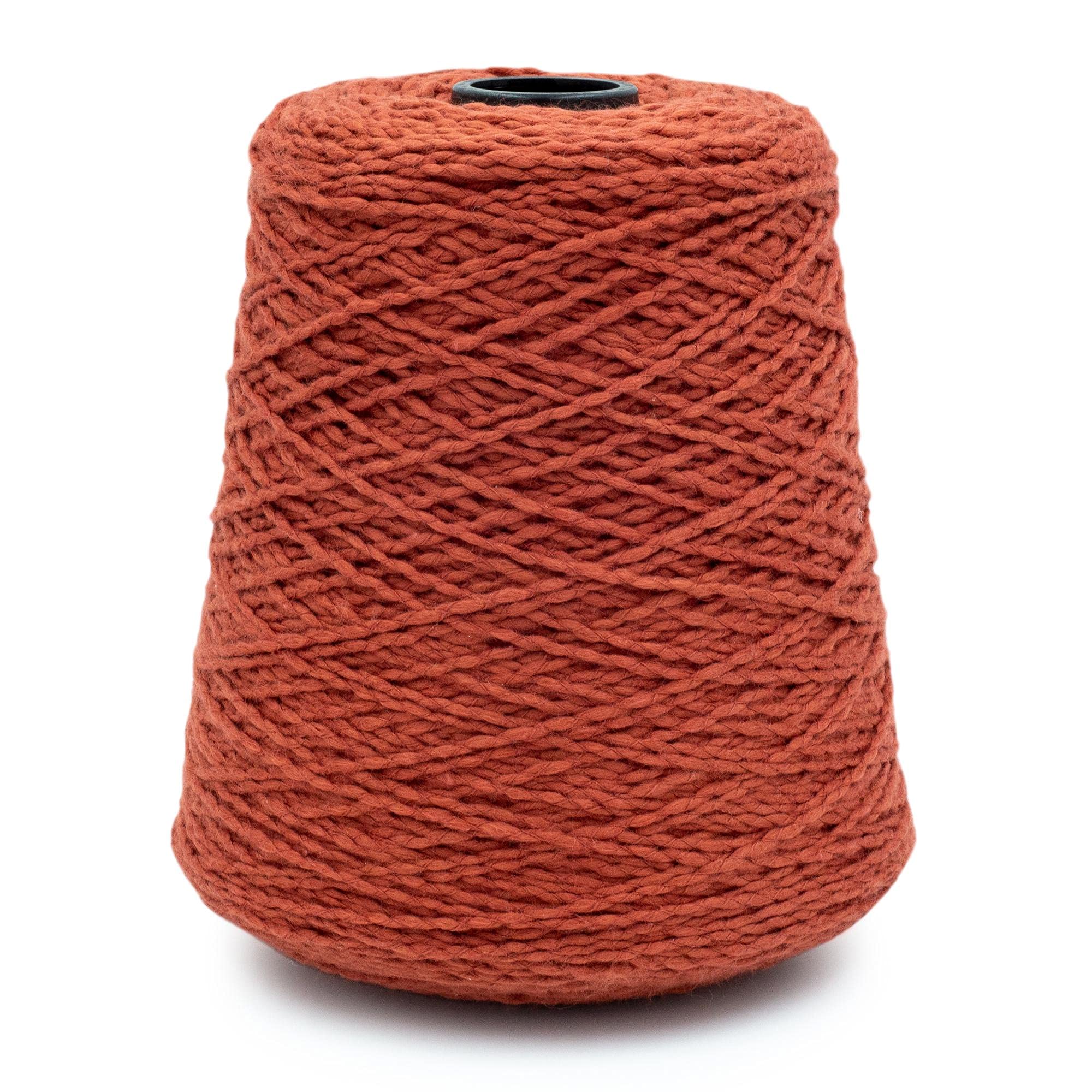 Fil de coton Softball Cuivre Silk City Fibers aiguille crochet tricot