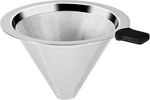 Fine Mesh Reusable Coffee Filter for Pour Over Coffee