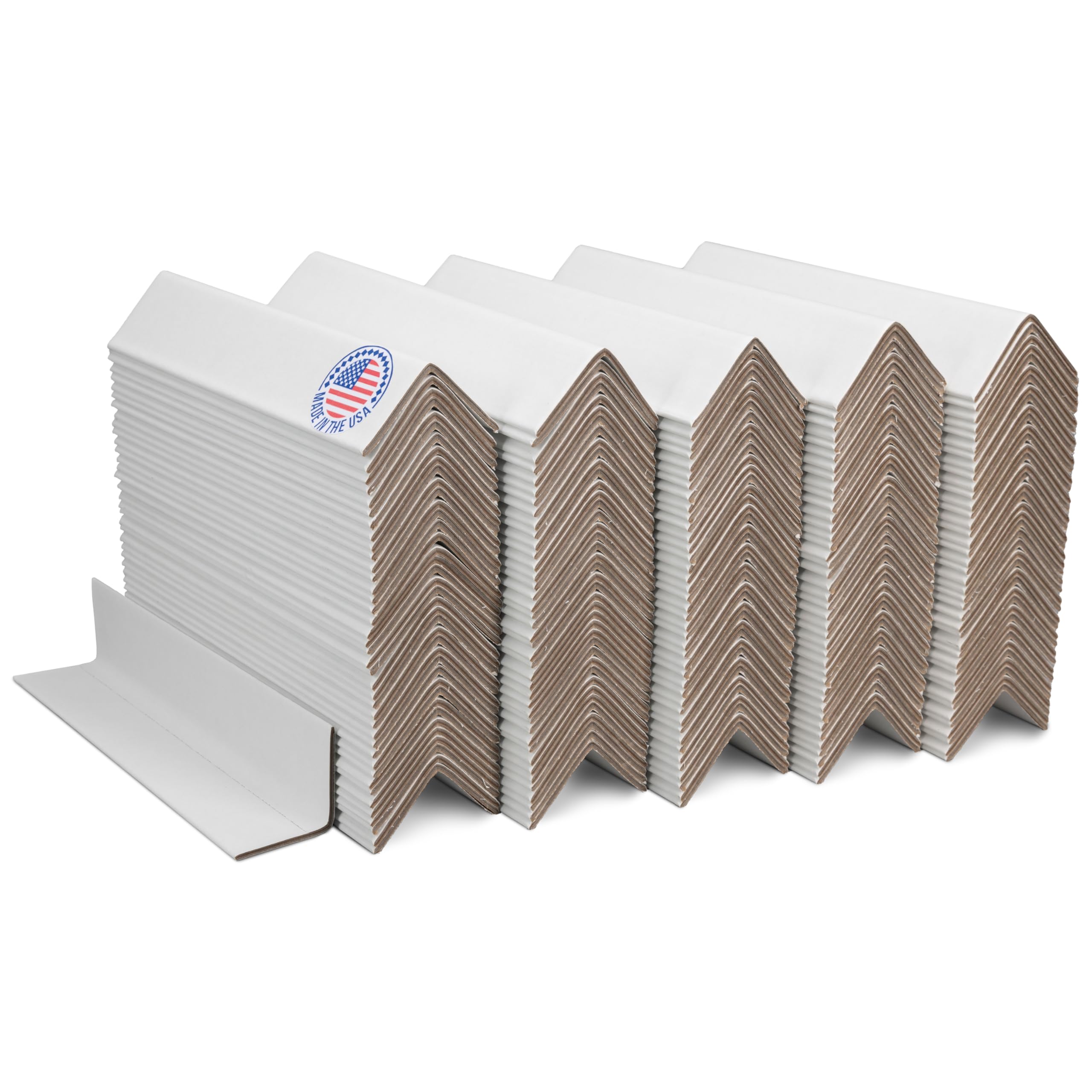 Eviter carton écrasé avec protection de bords IDL Packaging blanc