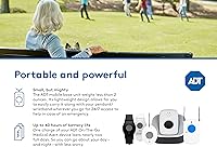Vista 5 de ADT - Sistema de alerta médica móvil para personas mayores - Capacidades GPS, botón de pánico impermeable incluido, monitoreo basado en EE. UU. 24/7