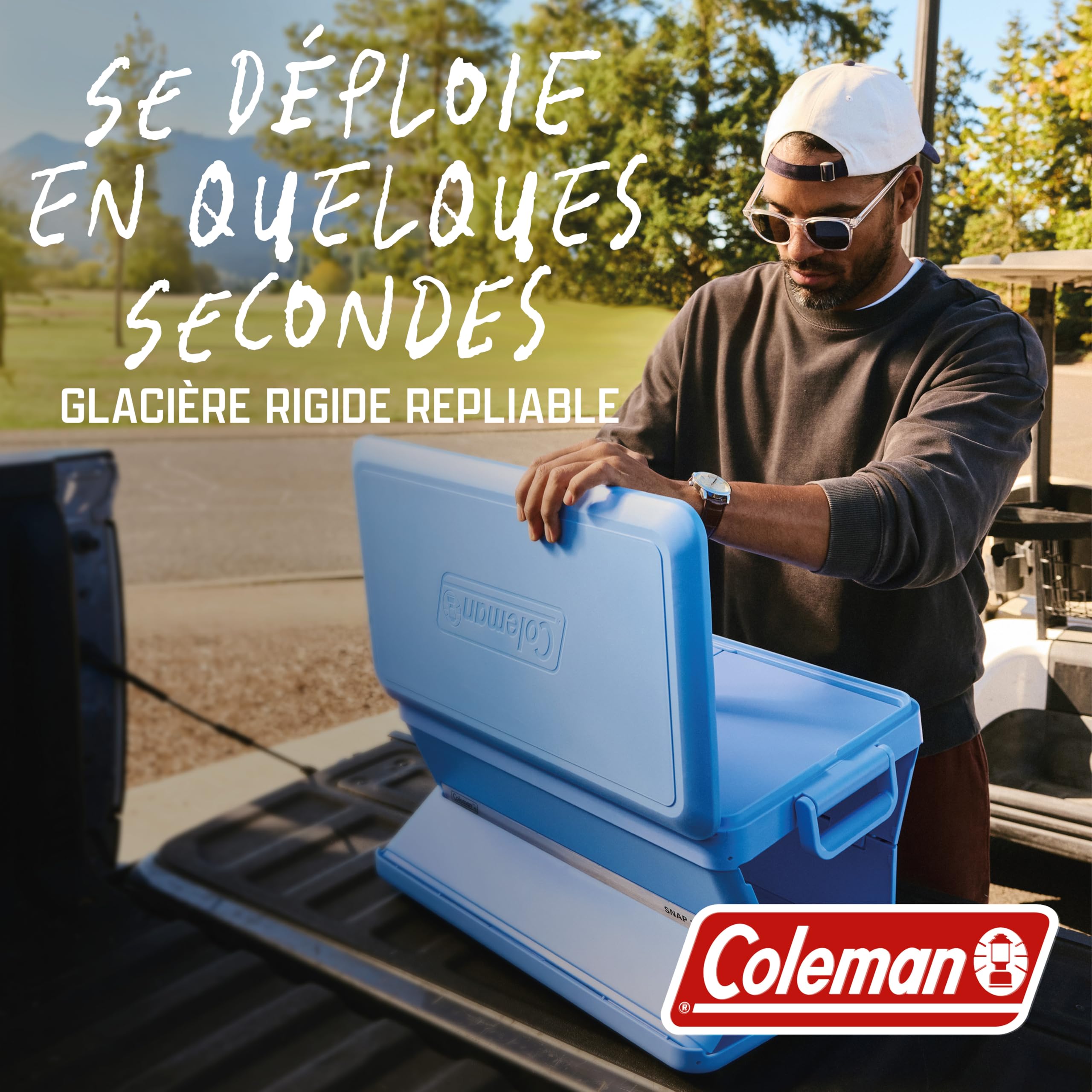 Coleman Snap 'N Go Glacière Rigide Pliable 52 | 42 | 33 litres