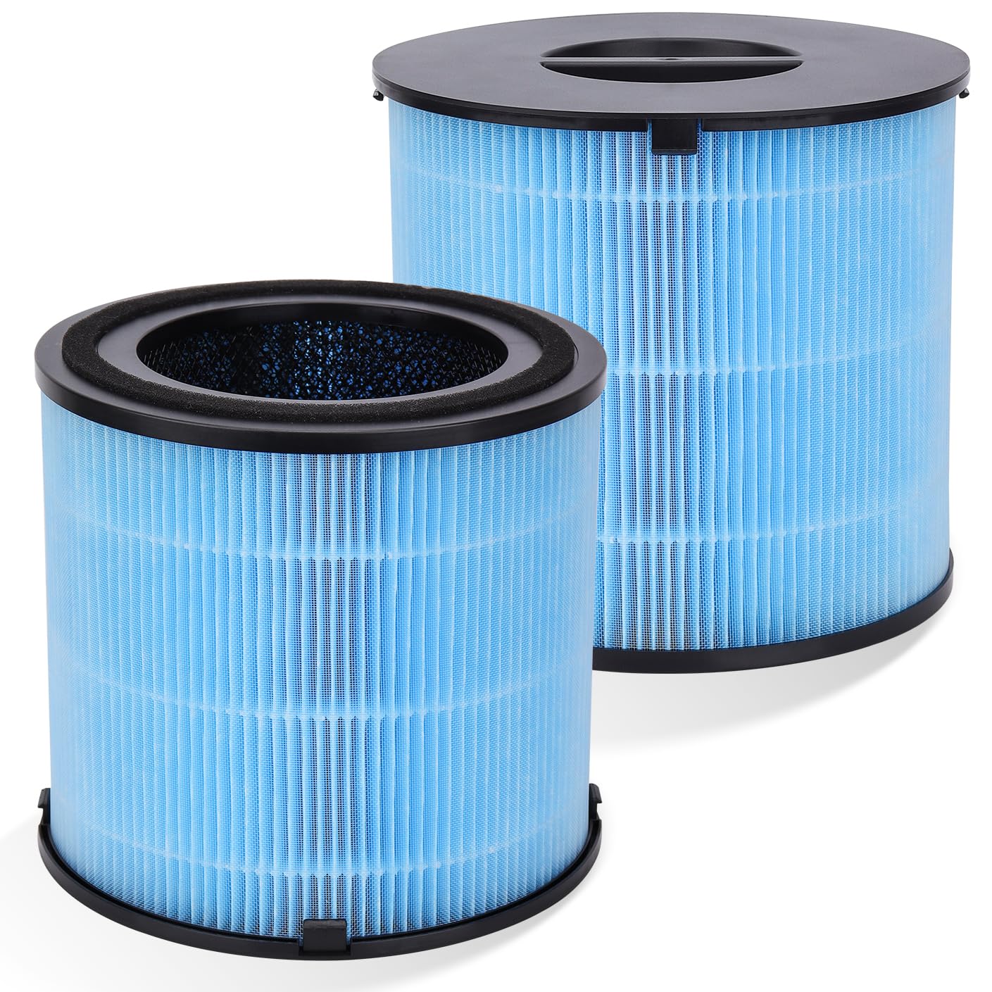 AP1001 Filtro de repuesto compatible con purificador de aire AIRTOK AP1001 - Sistema de limpieza de 5 capas H13 True HEPA Filter, 2 unidades