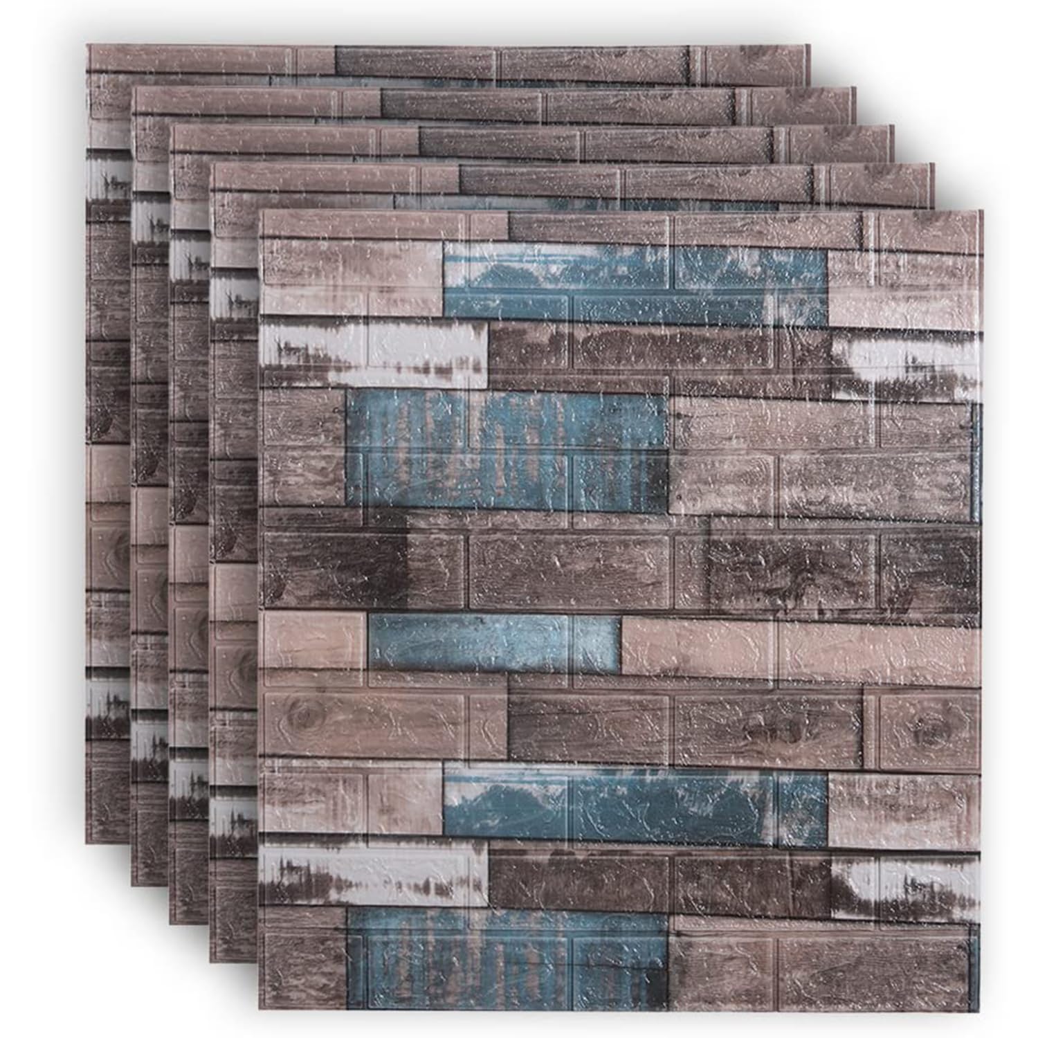 Kuber Industries Foam Brick Pattern 3D Wallpaper for Walls|Soft PE Foam|Easy to Peel, Stick & Remove DIY Wallpaper|Suitable on All Walls|Pack of 5 Sheets,70 cm X 70 cm (B0CJ59KY7H) Amazon Price History, Amazon Price Tracker