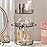 shuang qing Rotating Makeup Organizer for Vanity, Large Capacity Skincare Perfume Storage, Bathroom Counter Organizer, 360 Spinning Cosmetic Dresser Countertop Organizers (Gray, 3 Tier)