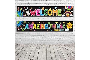 Welcome Banner Posters, Back to School Decorations