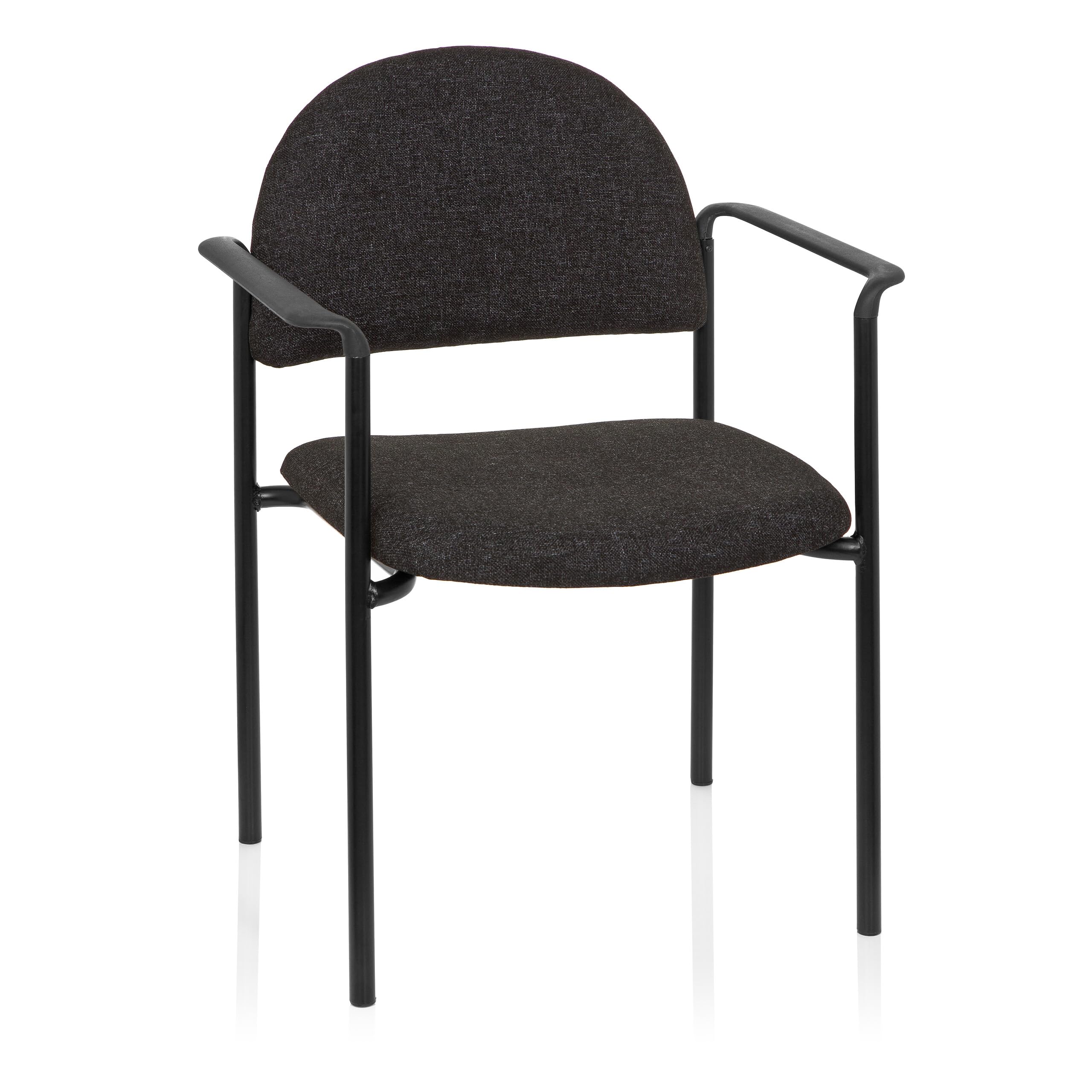 HJH Office 704331 conferenza rivestita XT 700 Riunioni con Braccioli, Visitatore, Tessuto Grigio