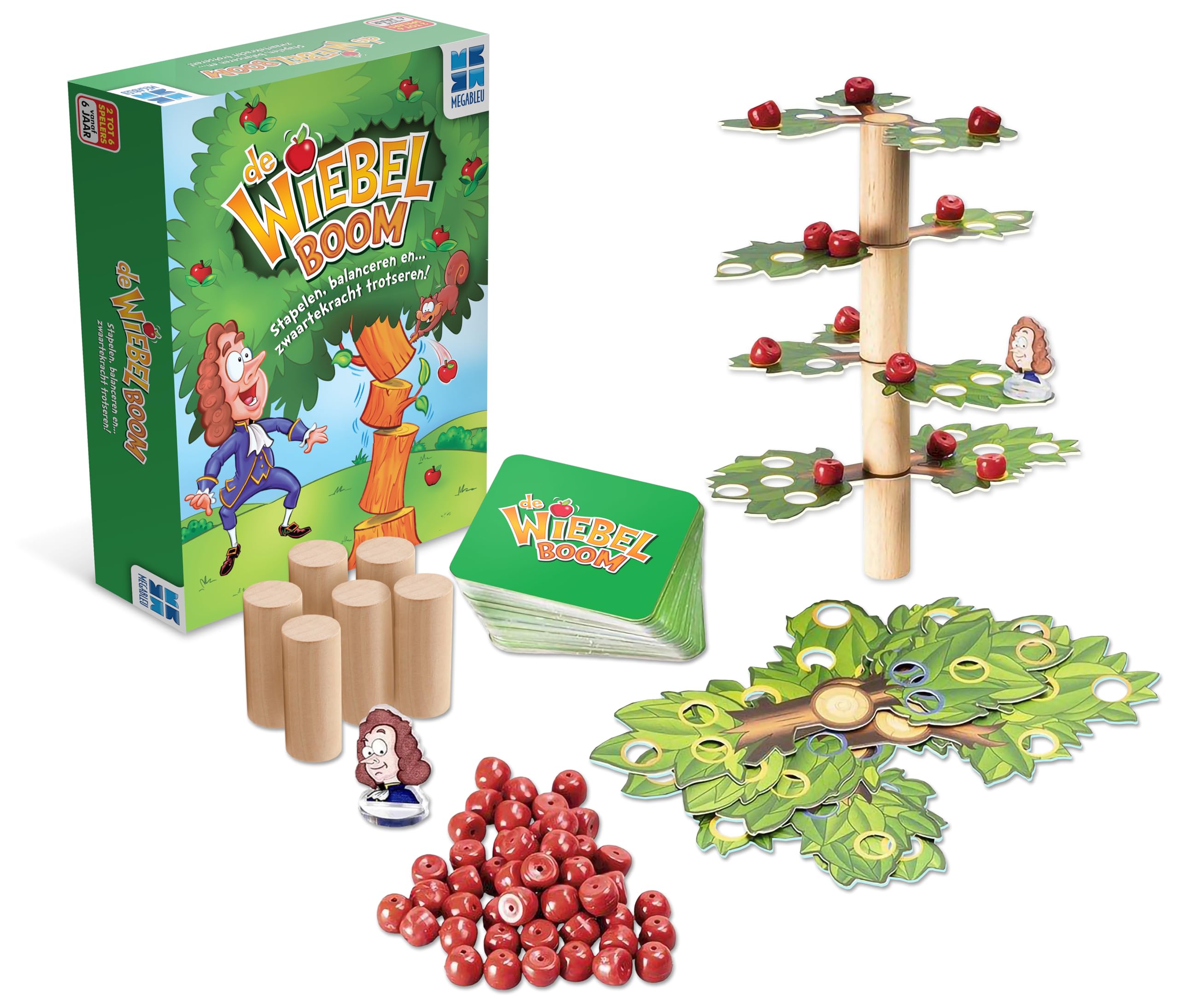Megableu Wiebelboom - Jeu d'Adresse Éducatif pour Enfants à Partir de 6 Ans