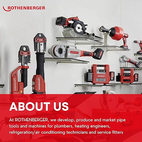 Miniatura 6 de Rothenberger Rocut TC 32 Tijeras de plástico estándar con hoja de acero inoxidable, bloqueo de transporte, ideal para tubos de plástico, rango de