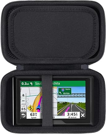 Aenllosi Hard Carrying Case Compatible with Garmin Drive 50/Drive 51/Drive 52/Drive 53/DriveSmart 55/DriveSmart 66/dezl OTR500/dezl OTR 580/dezl OTR 610 5 inch GPS