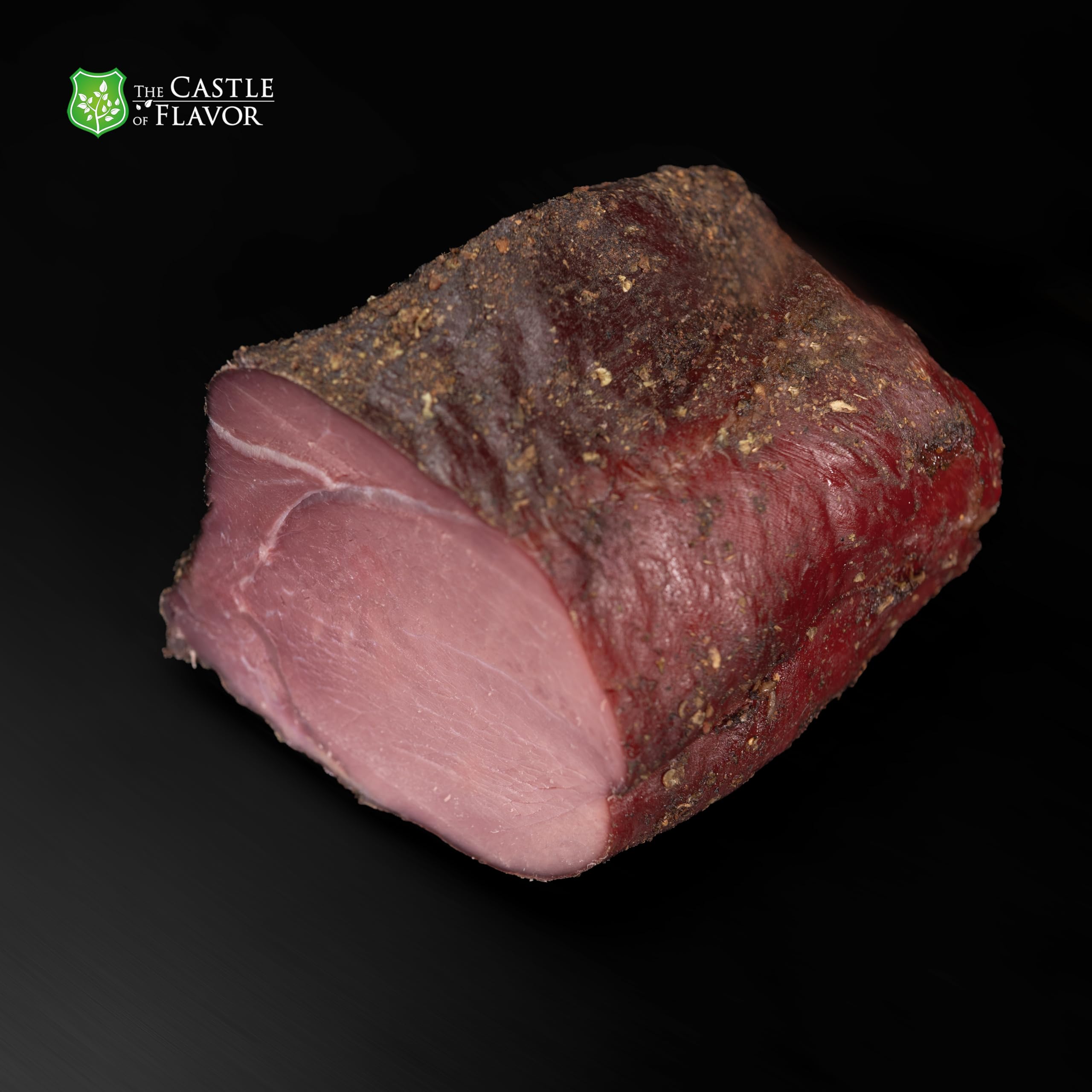 Geräucherter Wildschweinschinken – traditionell geräuchert und mit Kräutern verfeinert- Wurstwaren 400g - Trockenwurst - Rohwurst - Dauerwurst am Stück - Trockenfleisch - getrocknete Wurst Snack