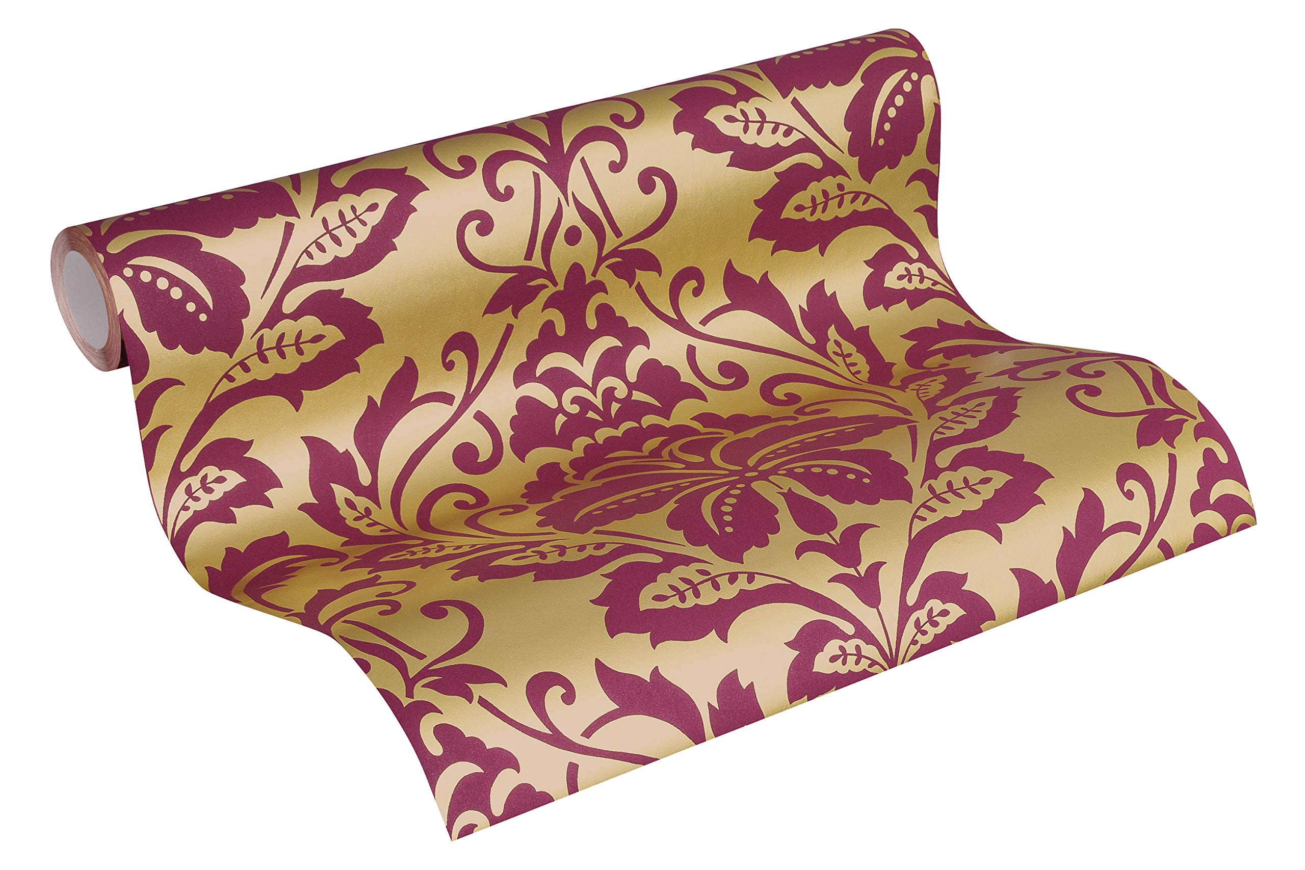 A.S. Creation | Travel Styles | 391192 | Vliestapete | Barock | 10.05 x 0.53 m | Orange