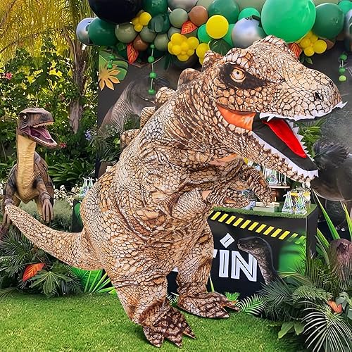 Miniatura 2 de KOOY Disfraz inflable para niños disfraz inflable de Halloween para niños disfraces inflables de dinosaurio para niños disfraz de dinosaurio para