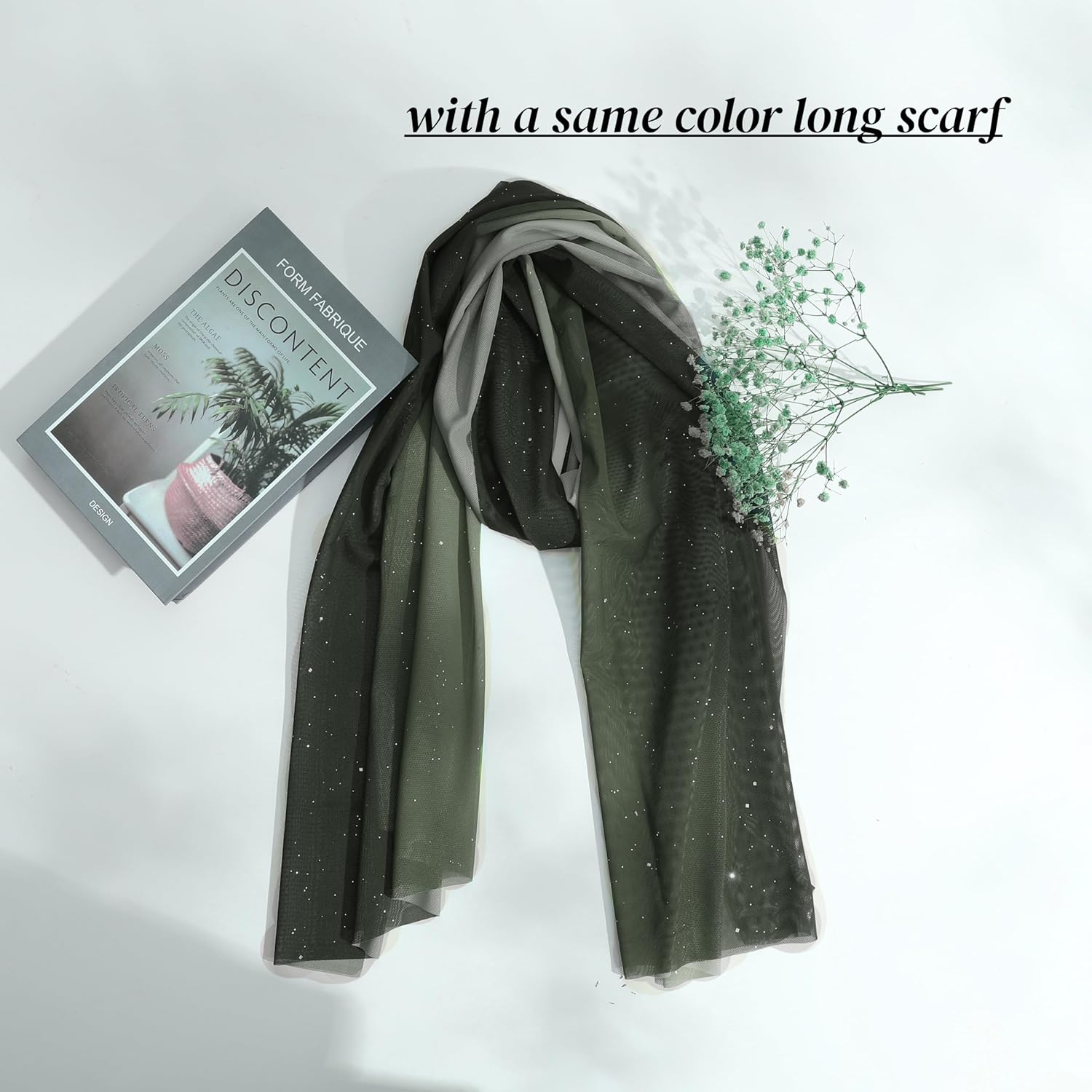 Muslim Abaya for Women Gradient Color Cardigan Islamic Flash Robe Prayer Clothes with Hijab - Image 4