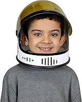 Vista 2 de Casco de astronauta juvenil con visera móvil SPIG9 de Aeromax., Blanco