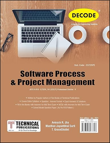 Software Process &amp; Project Management for JNTU-H 18 Course (IV - I - CSE / IT - CS725PE ) - Professional Elective - V