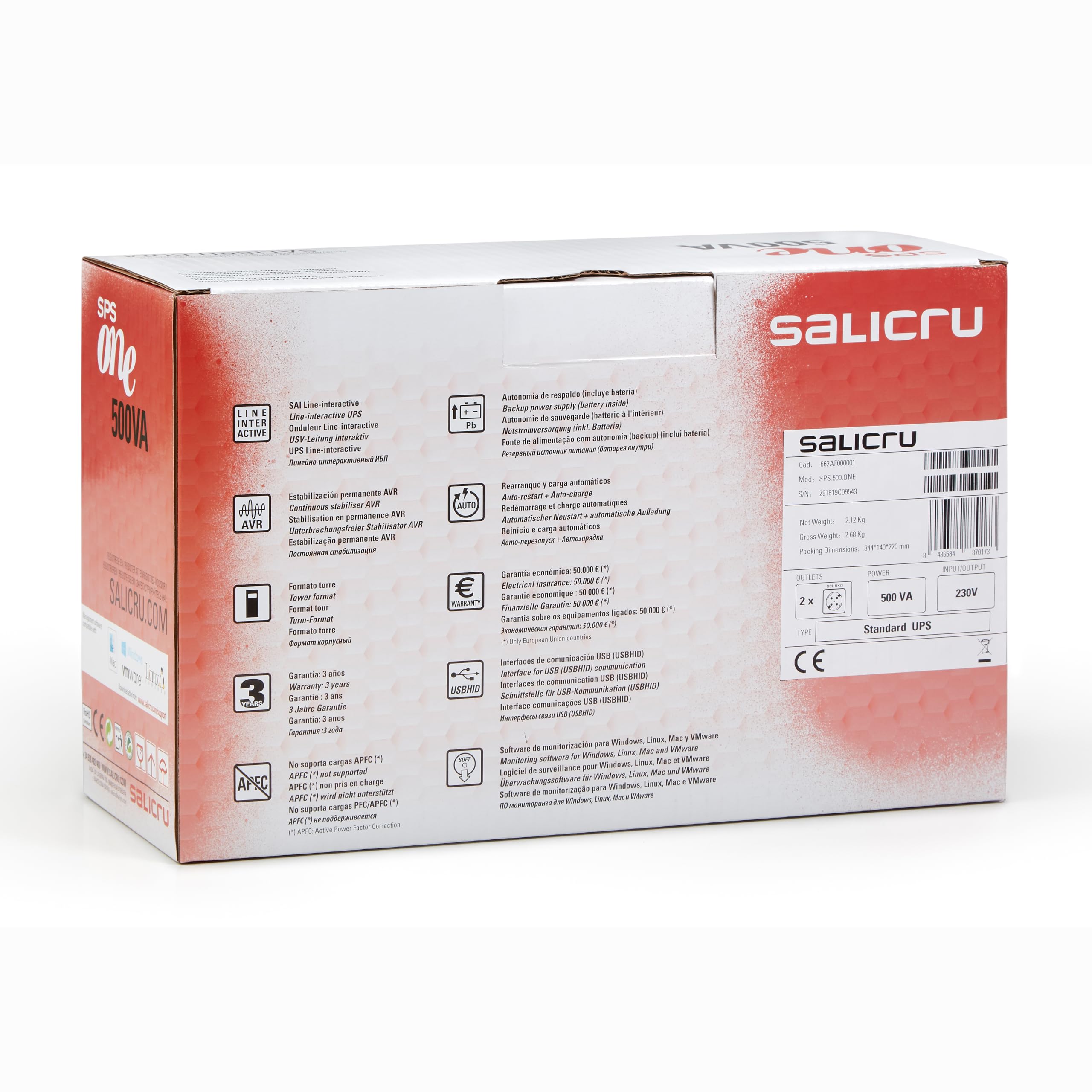 Salicru SPS.700.One Batterie d'ordinateur portable
