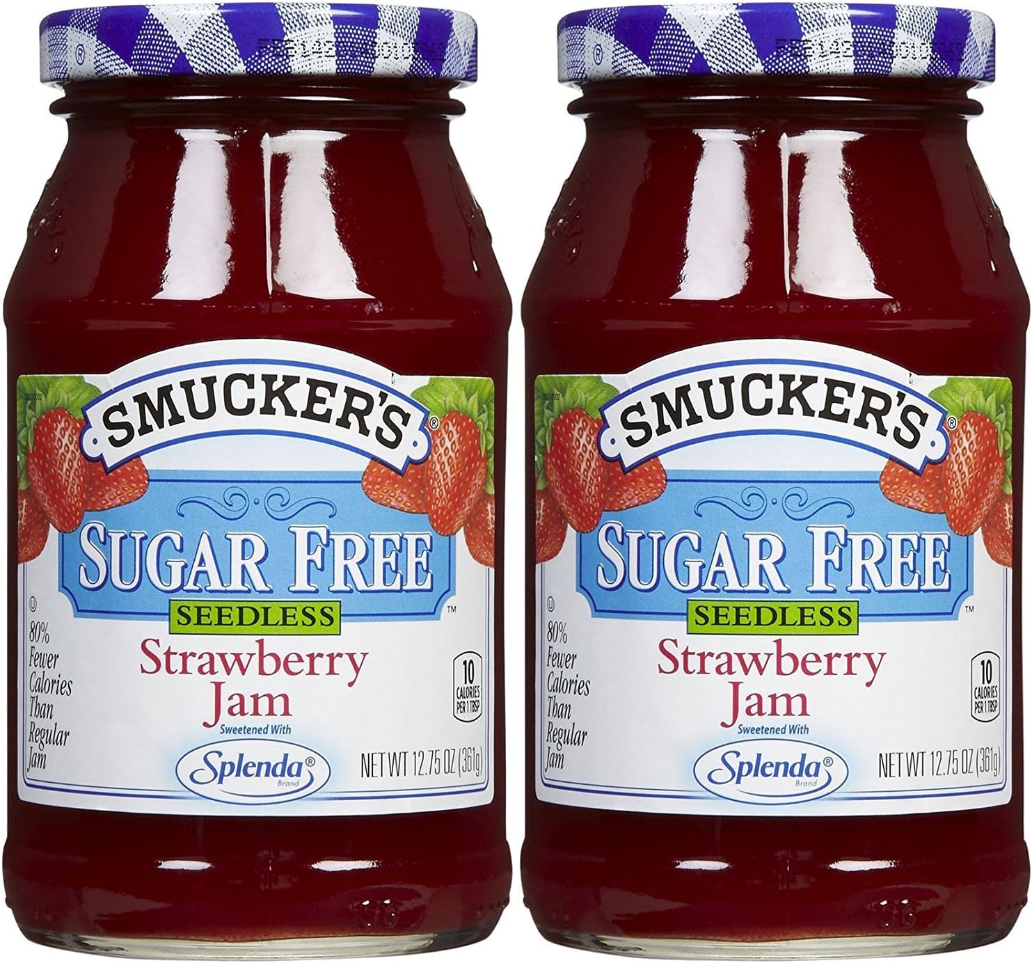 Sugar Free Seedless Strawberry Jam, 12.75 Ounce (Pack of 2)