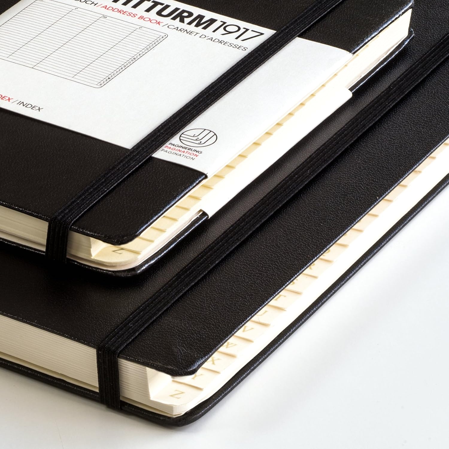 Adresownik Medium Leuchtturm1917 w linie czarny 330862      Notebook – Big Book