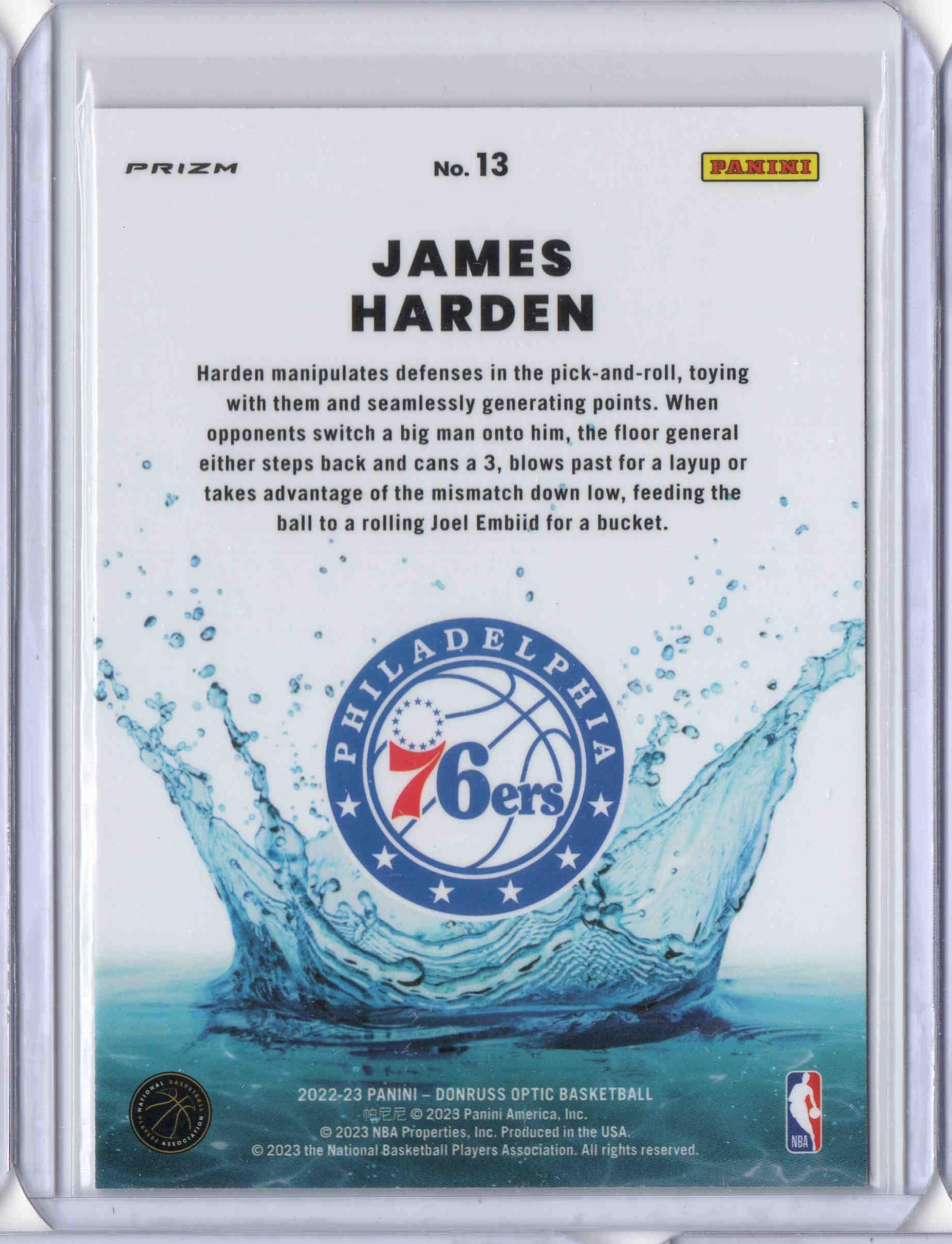 Amazon.com: 2022-23 Trading Card Optic Splash! Purple #13 James