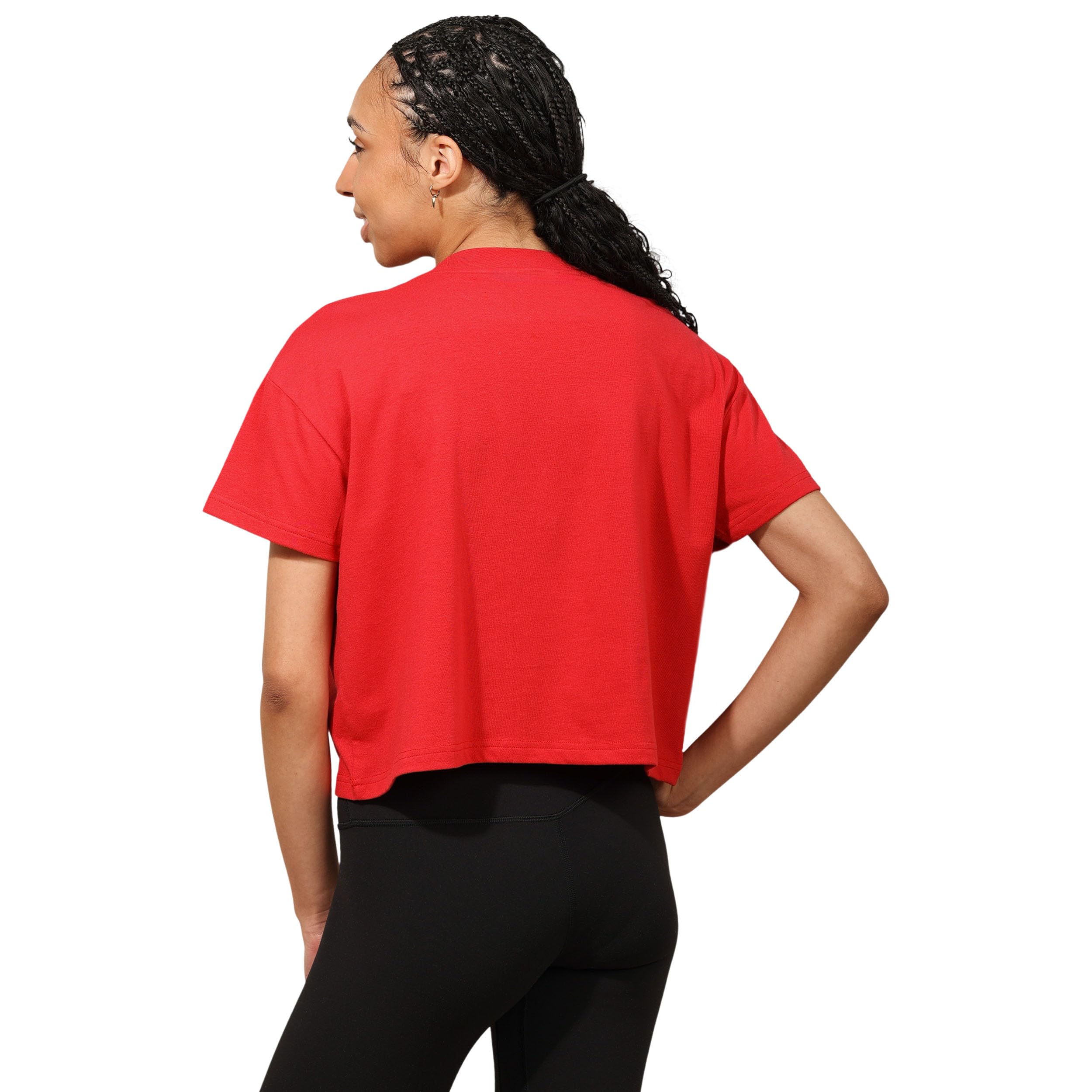 FOCO Damen NFL Team Strass Logo Crop Top
