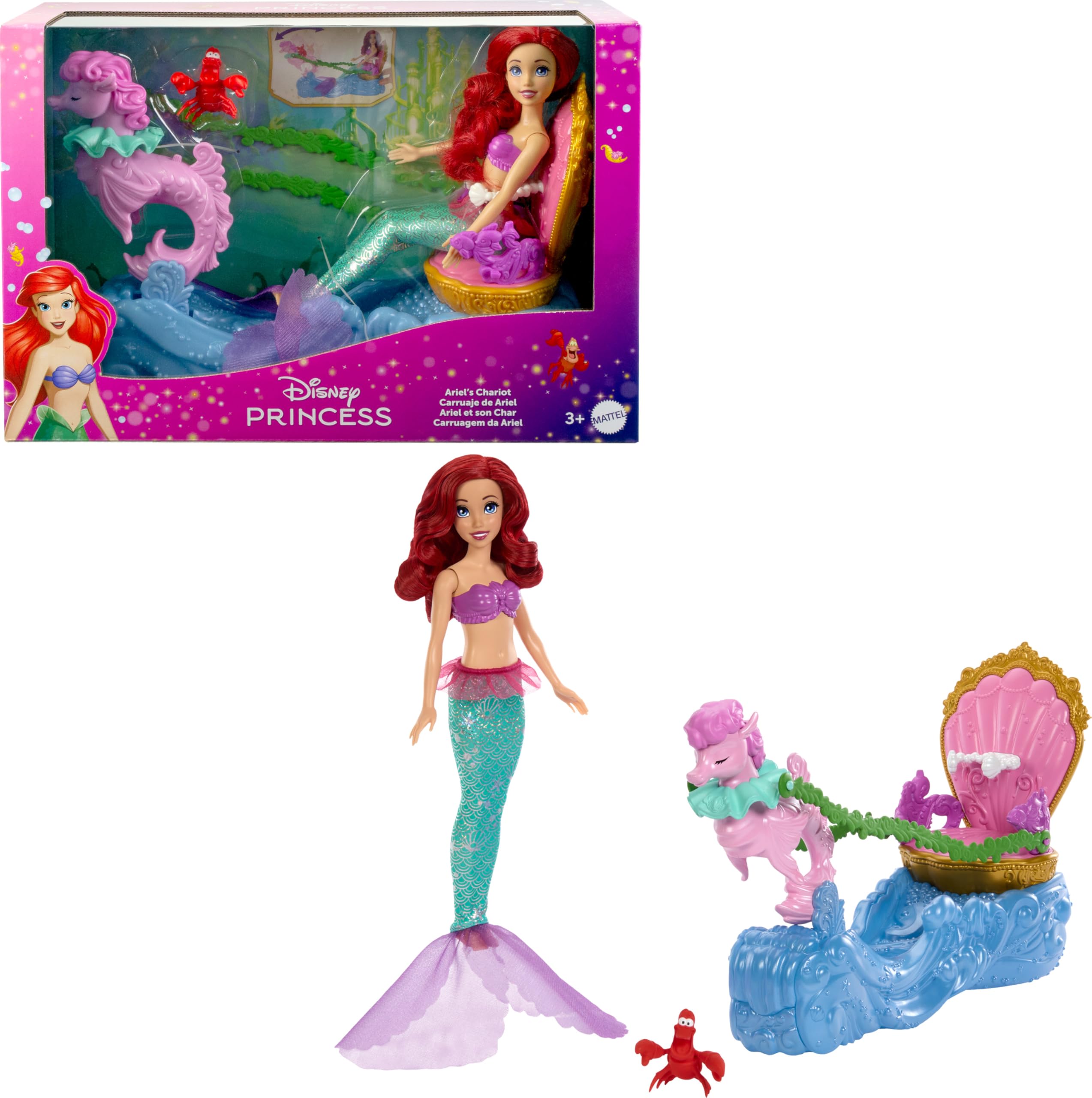 Amazon.co.jp: Mattel ディズニー プリンセス アリエル マーメイド人形