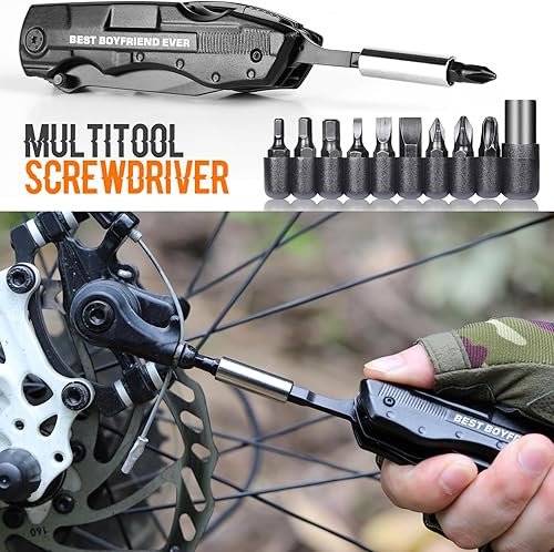 Miniatura 5 de ONEAGE Regalos para novio, cuchillo multiherramienta para el mejor novio, regalos de cumpleaños para novio, regalos de novio, regalos de Navidad