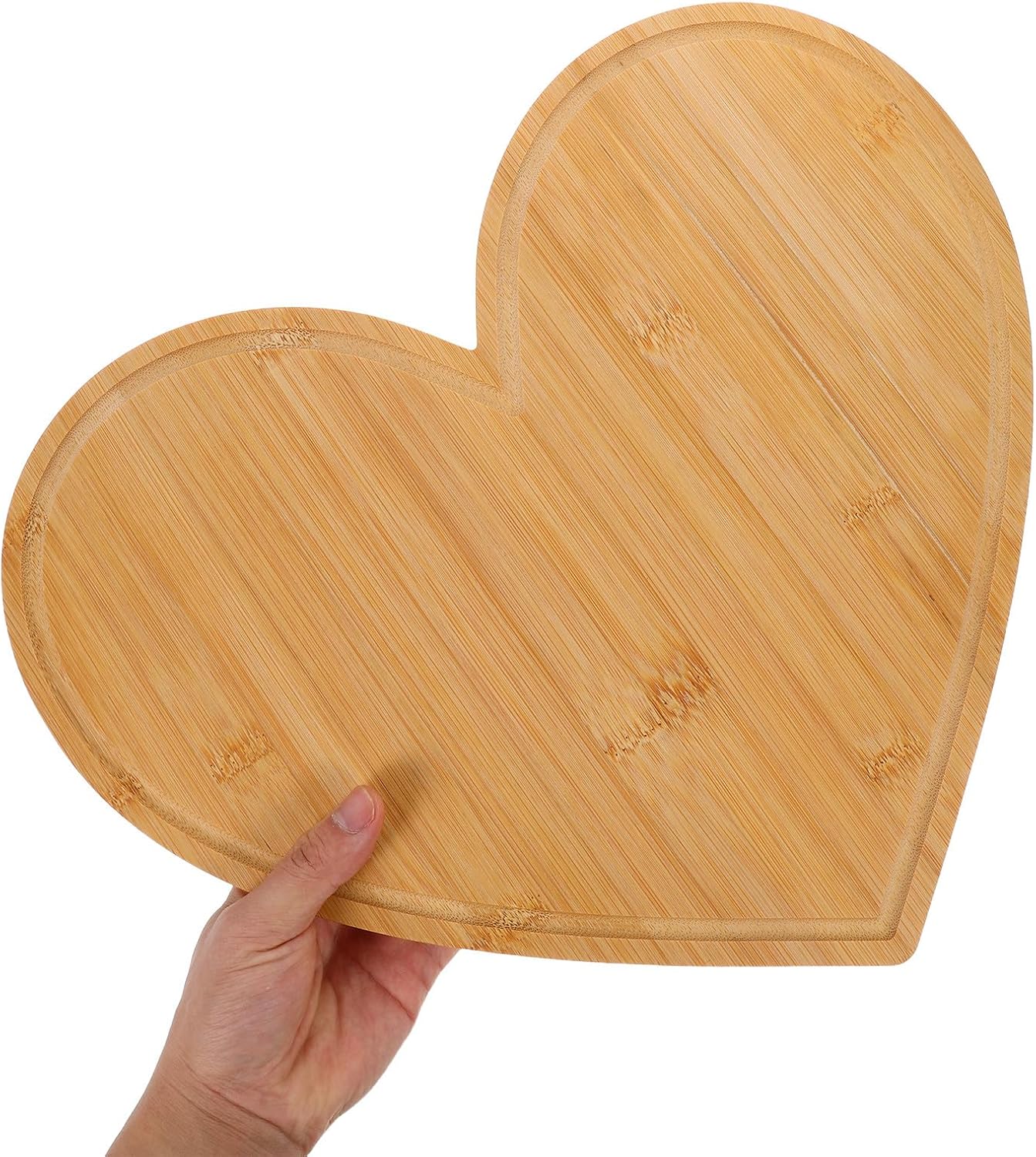 Heart Shaped Cutting Board Set, Small Charcuterie and Cheese Serving Platter, Food-grade, 3pcs Kitchen Vegetable and Meat Chopping Boards for Parties and Home Use