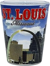 St. Louis Missouri Clear Day Skyline Shot Glass