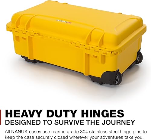 Miniatura 9 de Nanuk 935 - Estuche rígido de mano impermeable con organizador de tapa e inserto de espuma para Canon Nikon - 2 DSLR cuerpo y lenteslentes - Amarillo