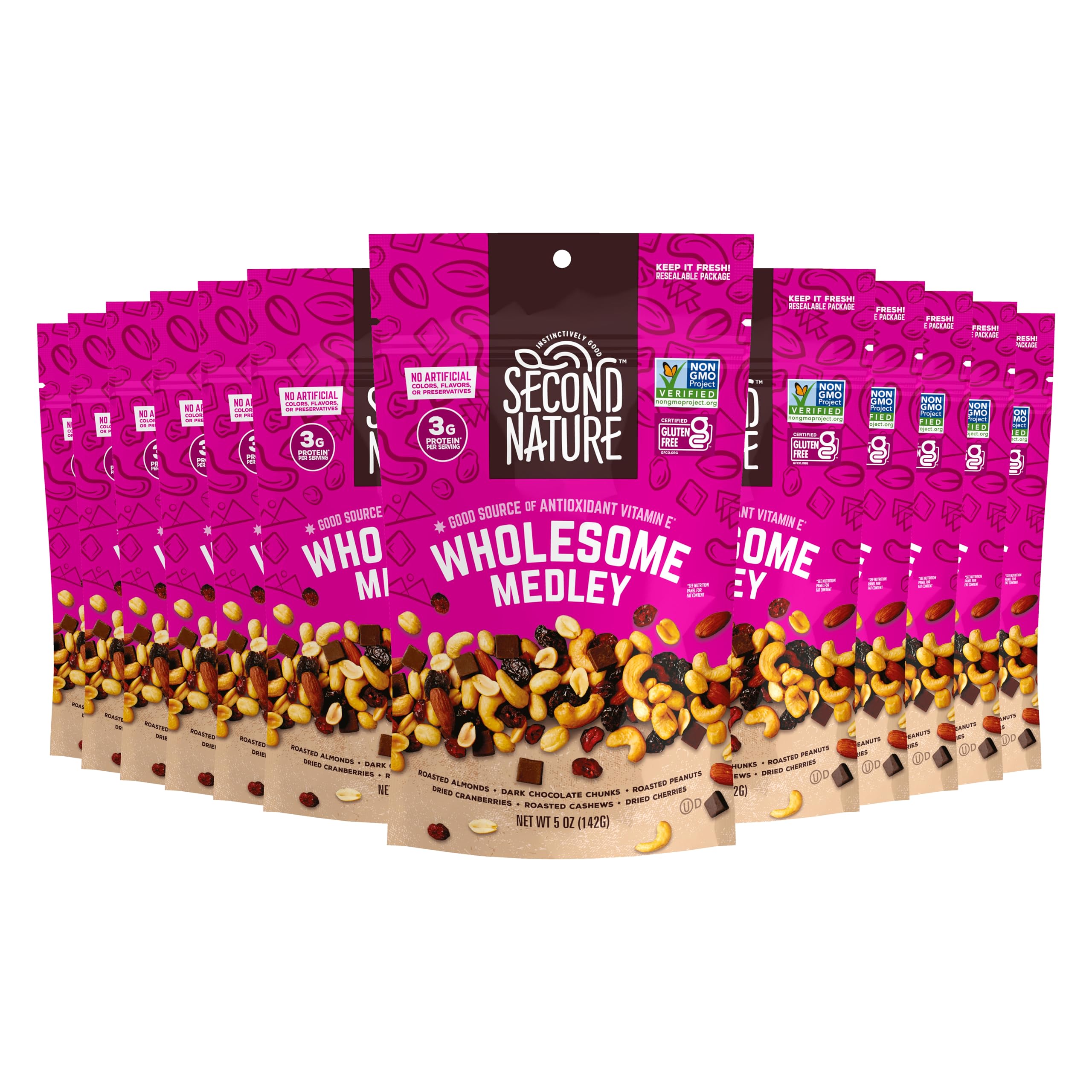 Amazon.com: Second Nature Wholesome Medley Trail Mix - 5 oz