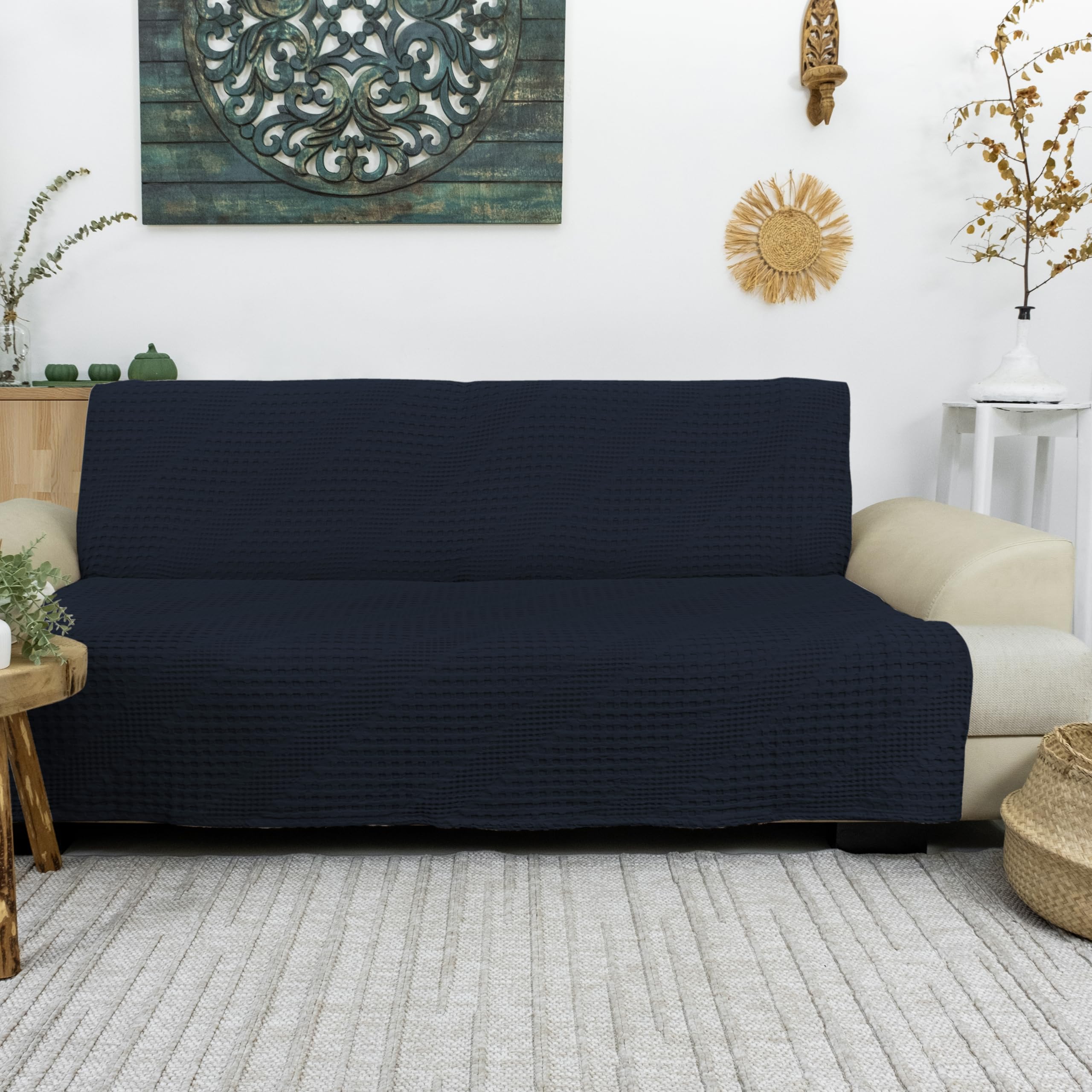 Milam London Soft Throw Blanket, Navy Blue, 170 x 250 cm - Image 2