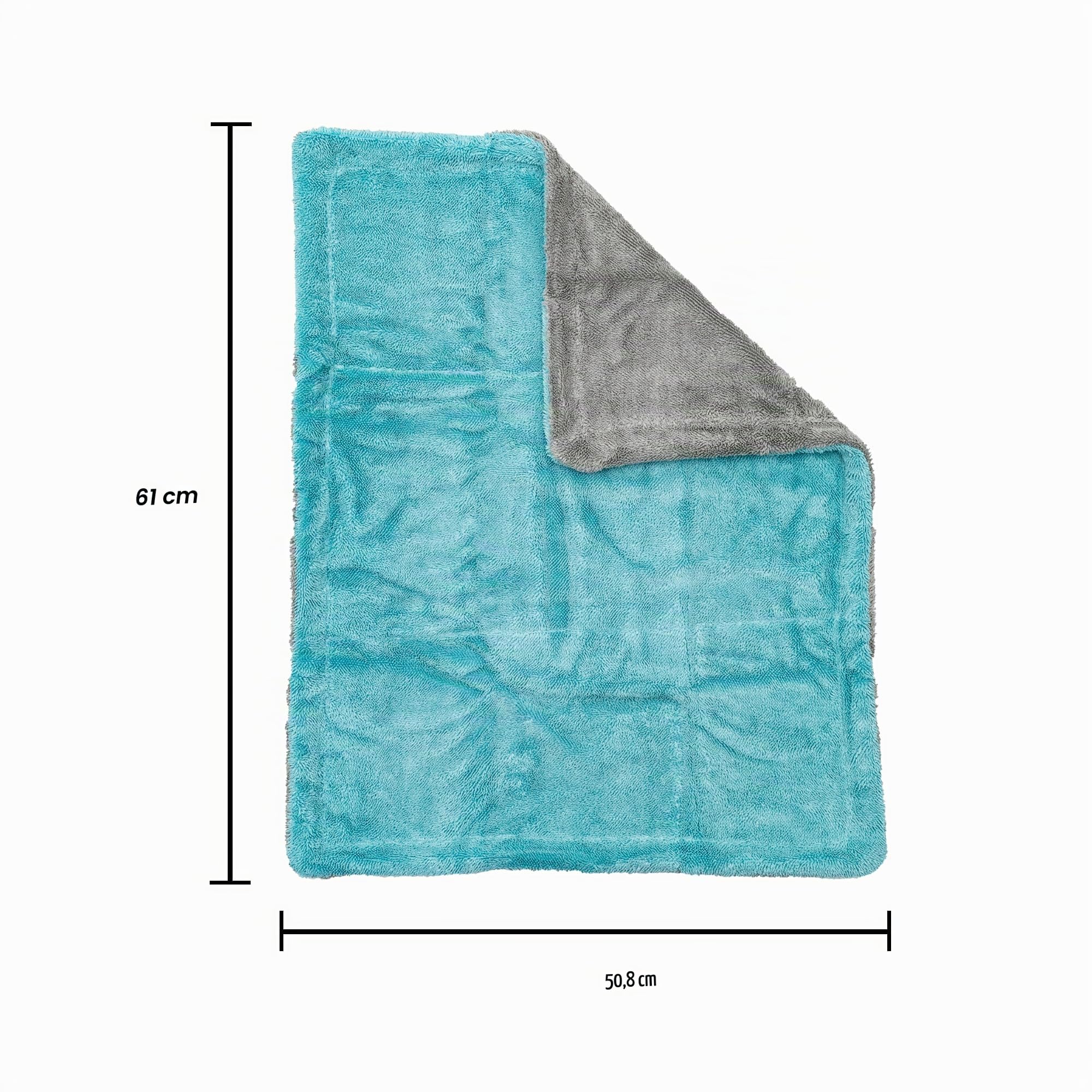 The Rag Company The Liquid8r – saugfähiges MikrofaserHandtuch aus 7030Mischung für Autos, LKWs und SUVs, sicher für Details, Kratzfest, TwistSchlaufenGewebe, 1100 gm², 50,8 x 61 cm,